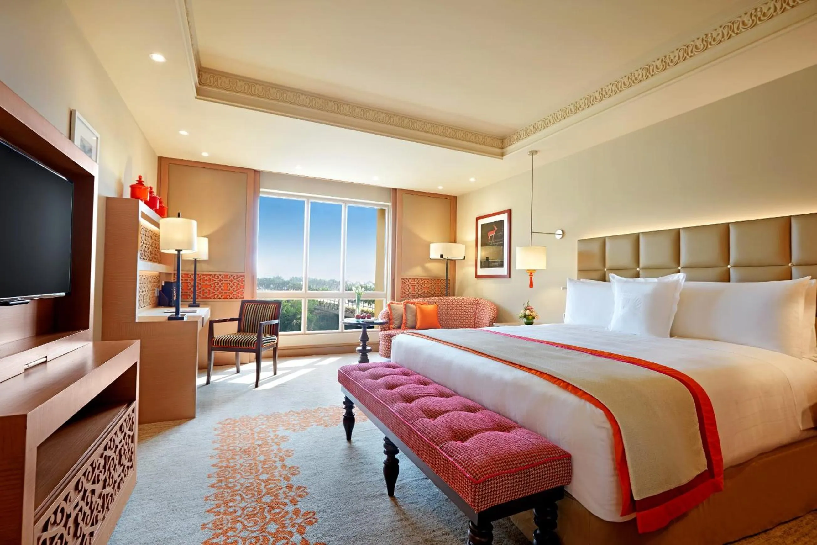 Bedroom, Bed in ITC Maratha, a Luxury Collection Hotel, Mumbai