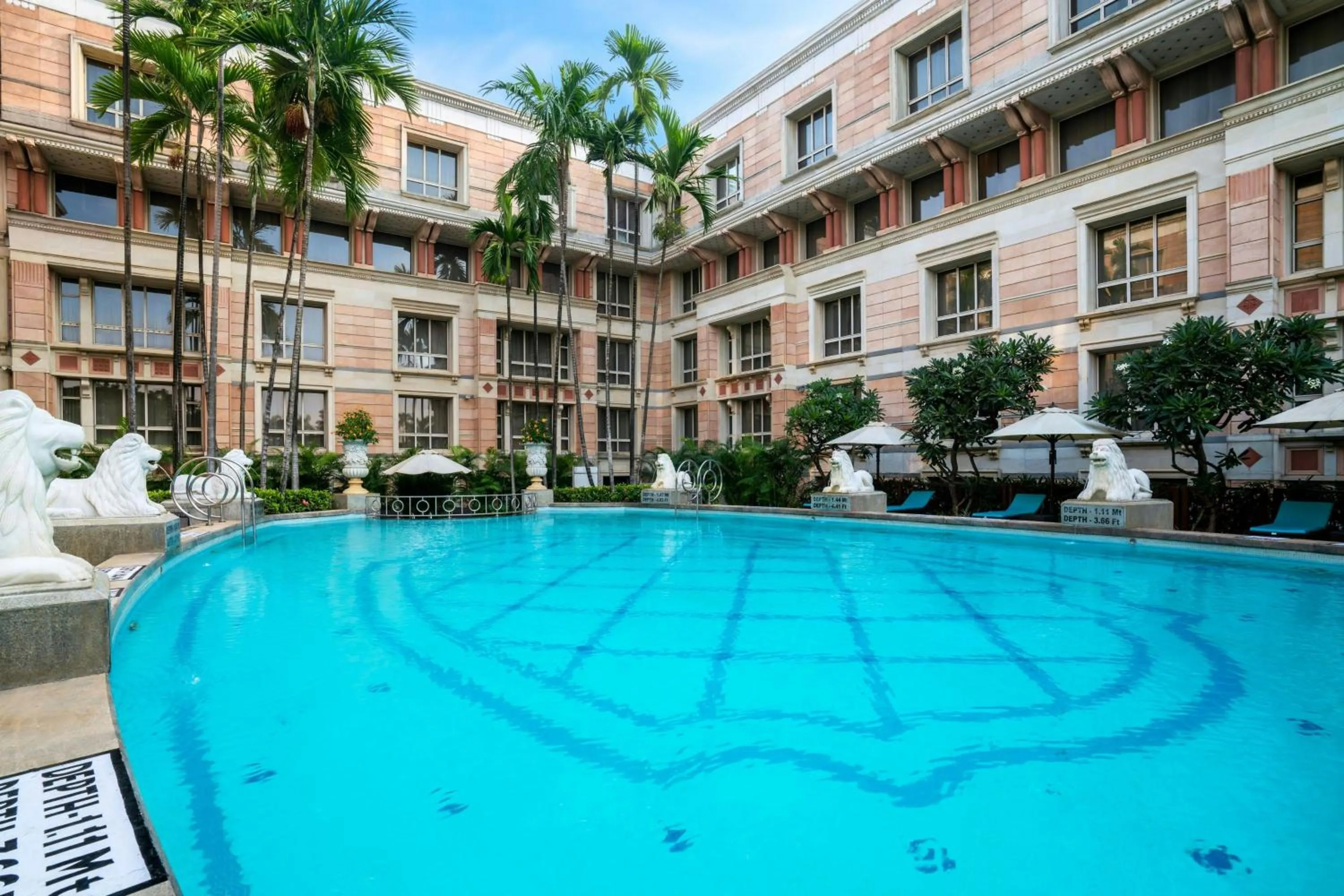 Swimming pool in ITC Maratha, a Luxury Collection Hotel, Mumbai
