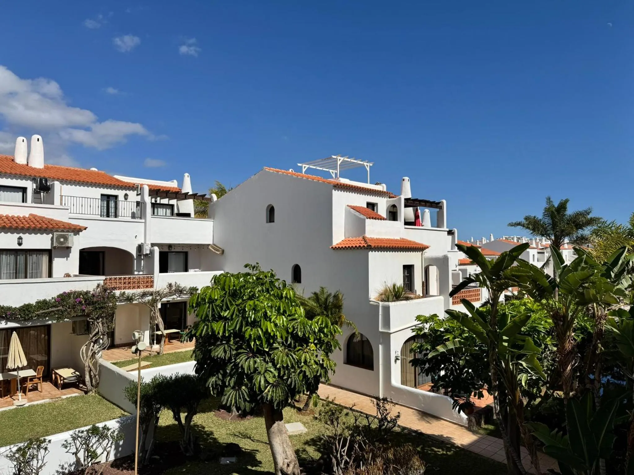 Garden view in Fairways Club