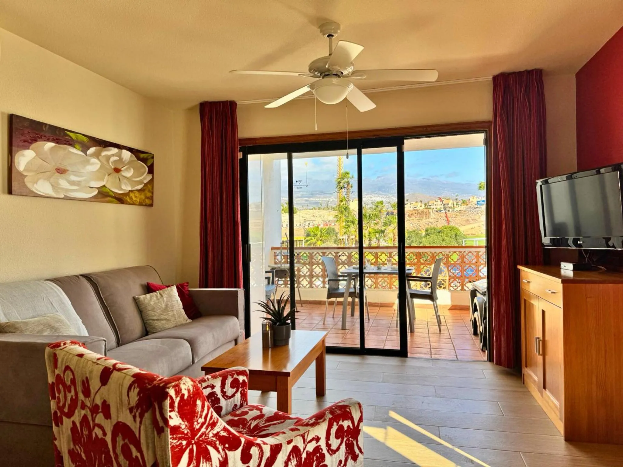 Living room in Fairways Club