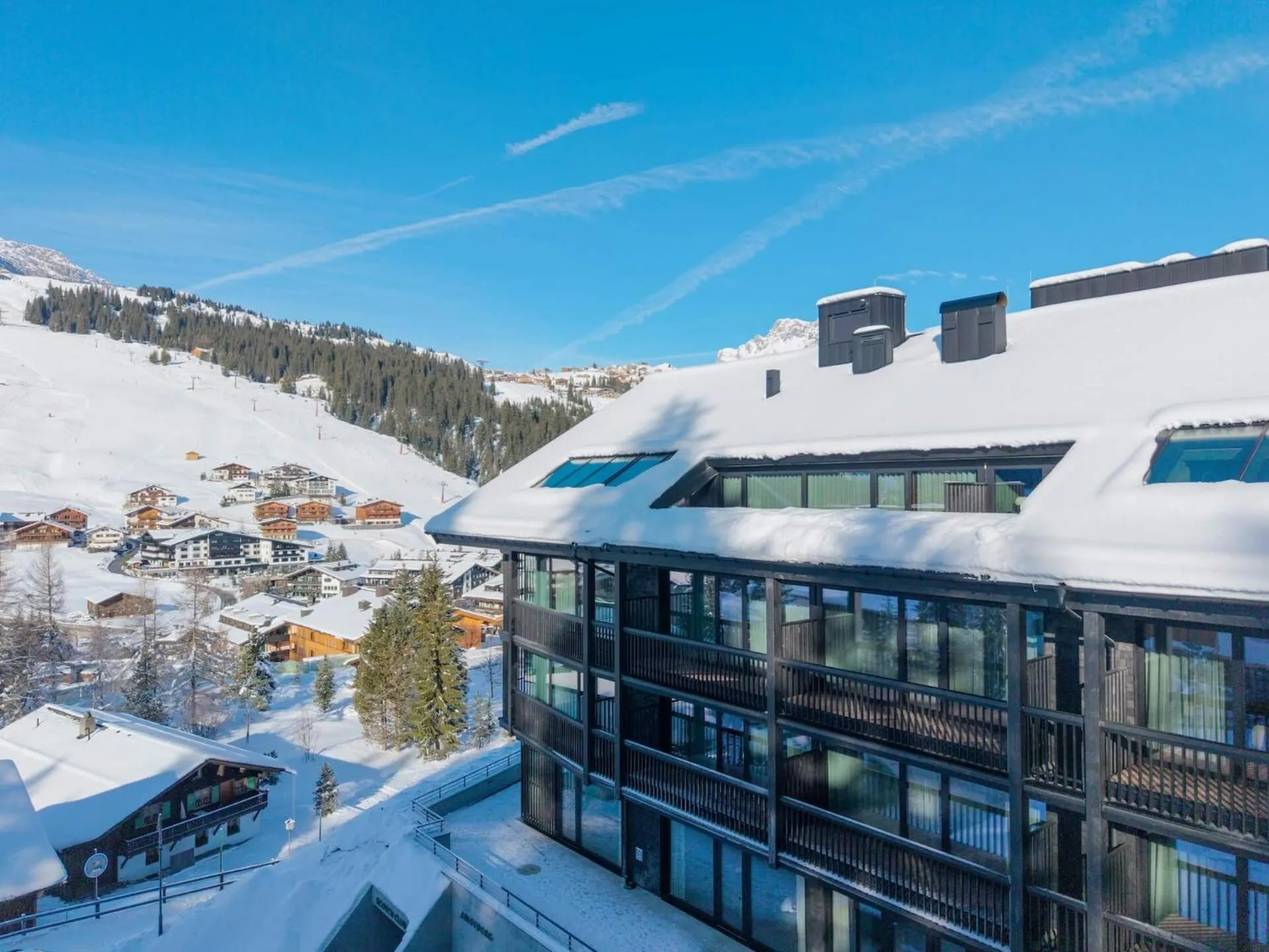 Property building in NEW Hotel Kristberg in Lech - new opening since December 2025