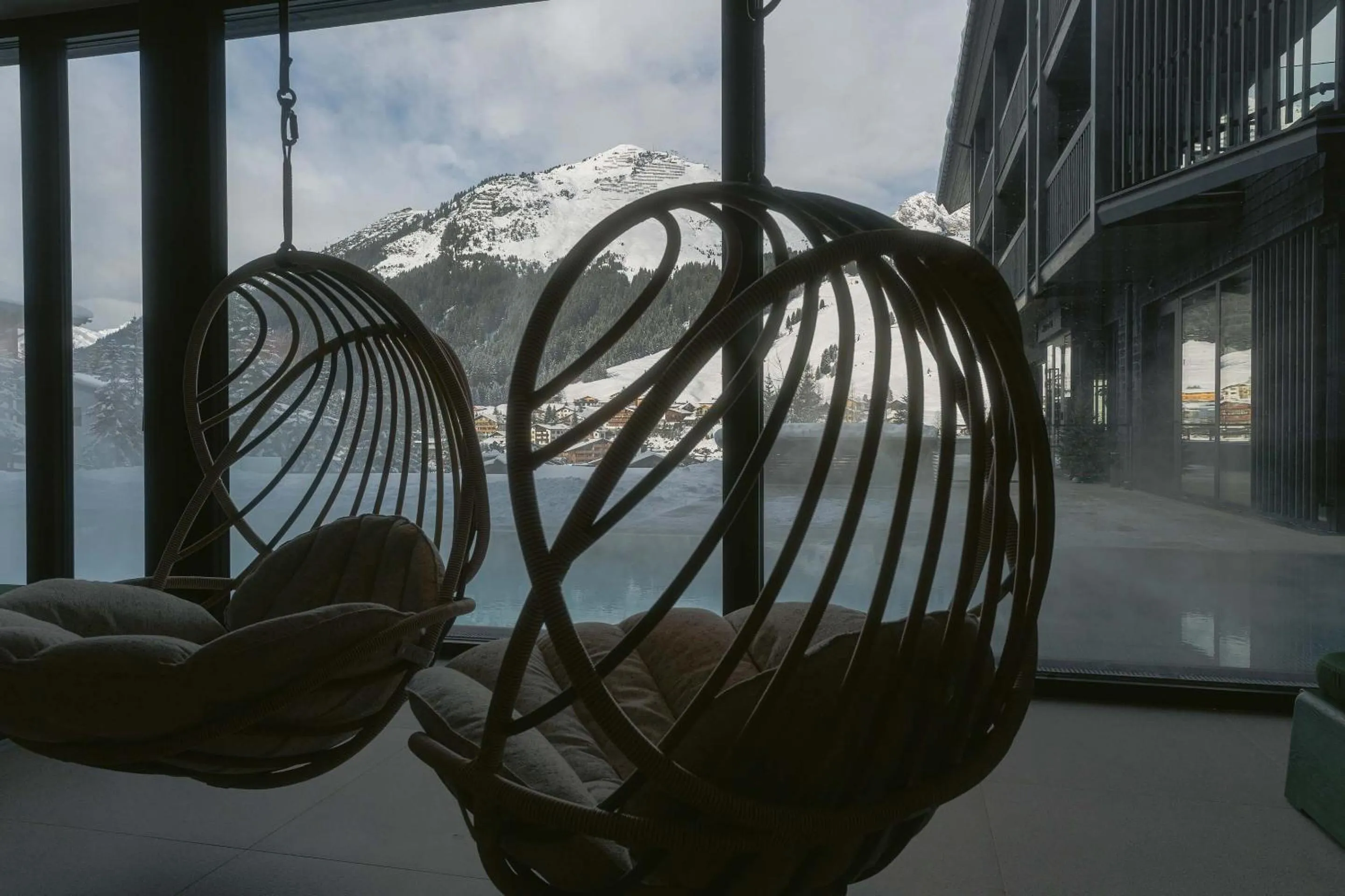 Spa and wellness centre/facilities in NEW Hotel Kristberg in Lech - new opening since December 2025