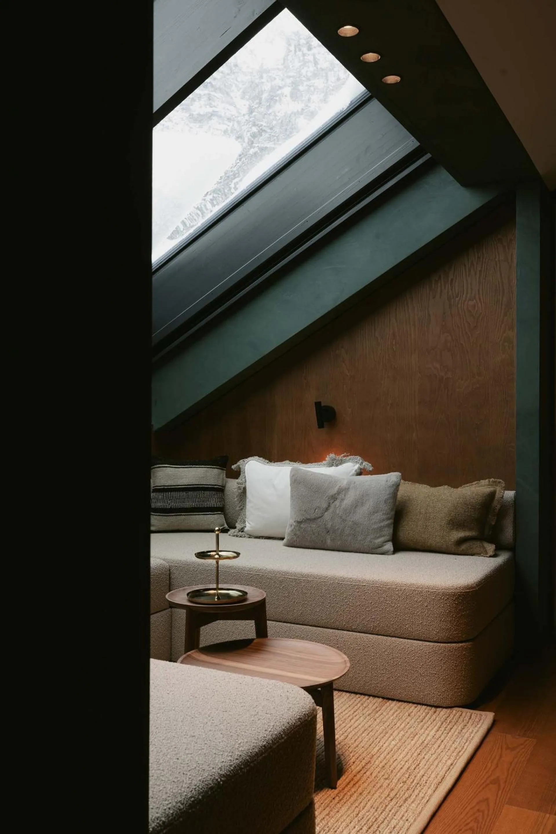 Living room in NEW Hotel Kristberg in Lech - new opening since December 2025