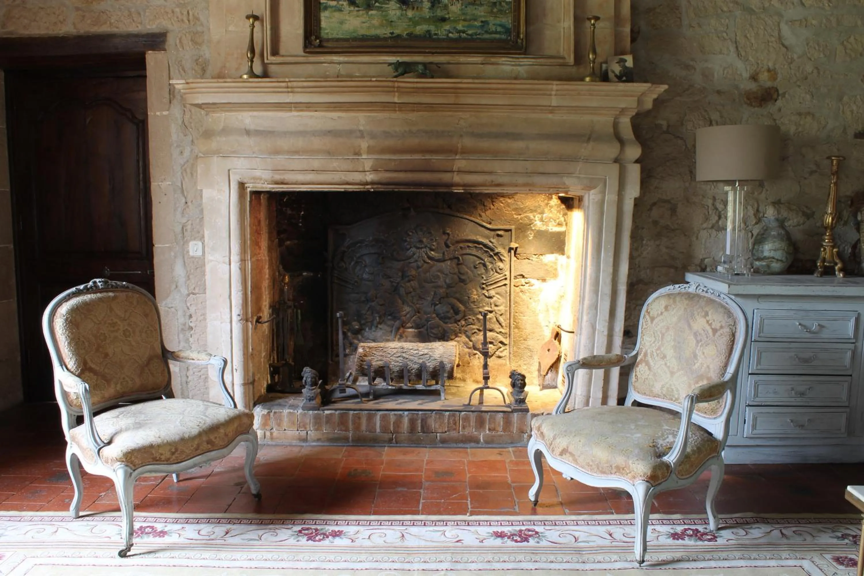 Decorative detail in Manoir de la Foulquetiere
