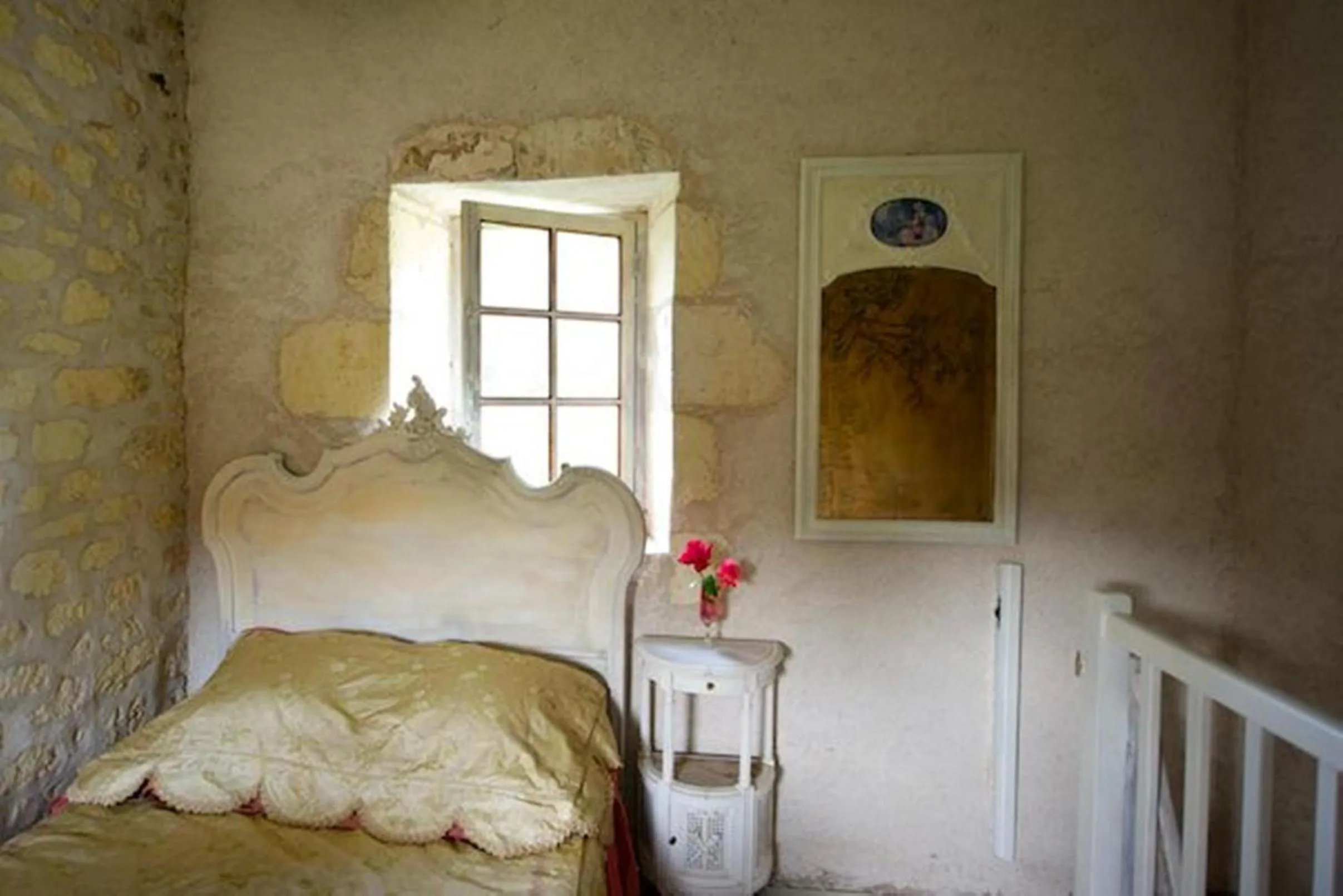 Bedroom, Bed in Manoir de la Foulquetiere