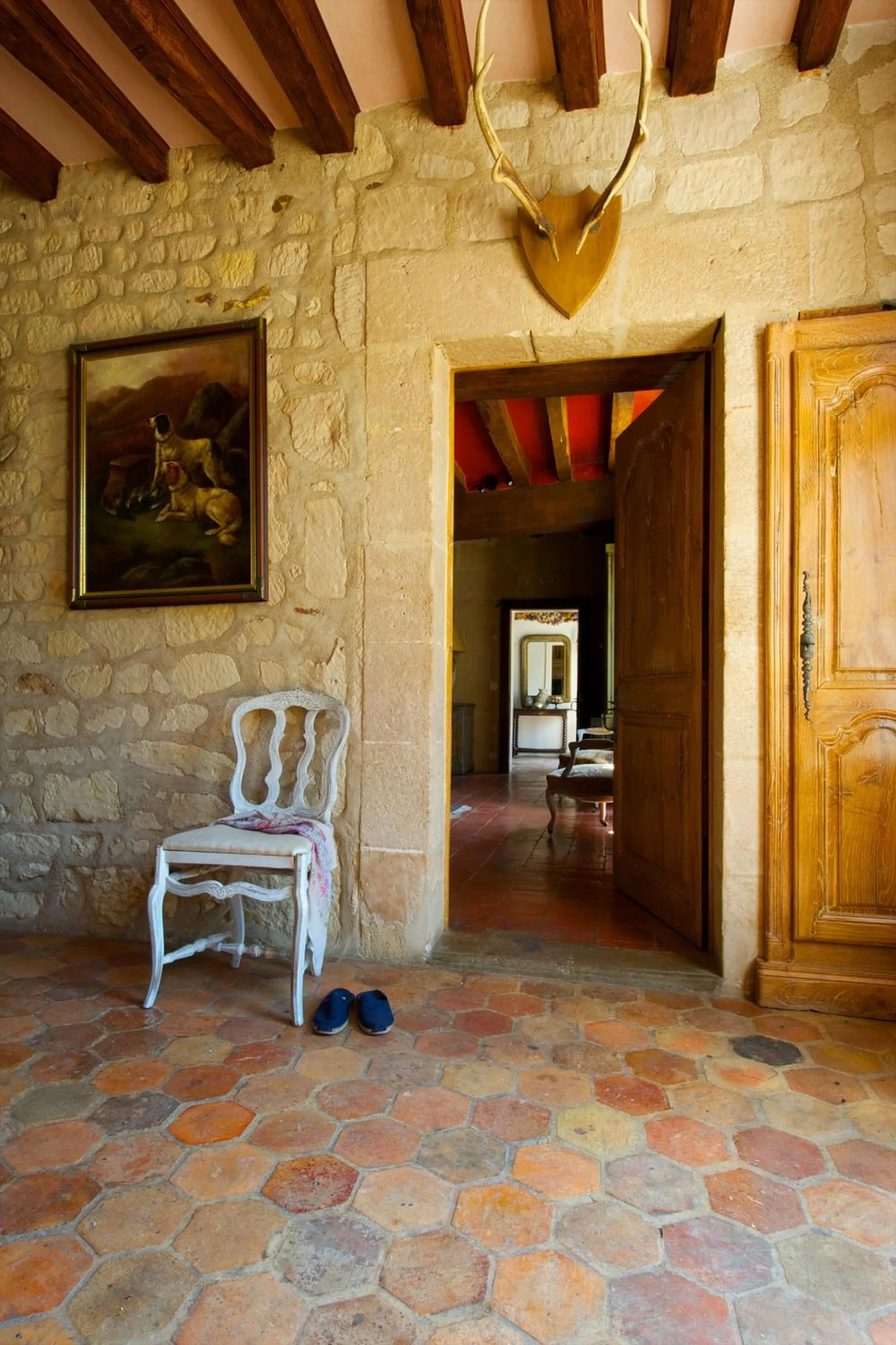 Decorative detail in Manoir de la Foulquetiere