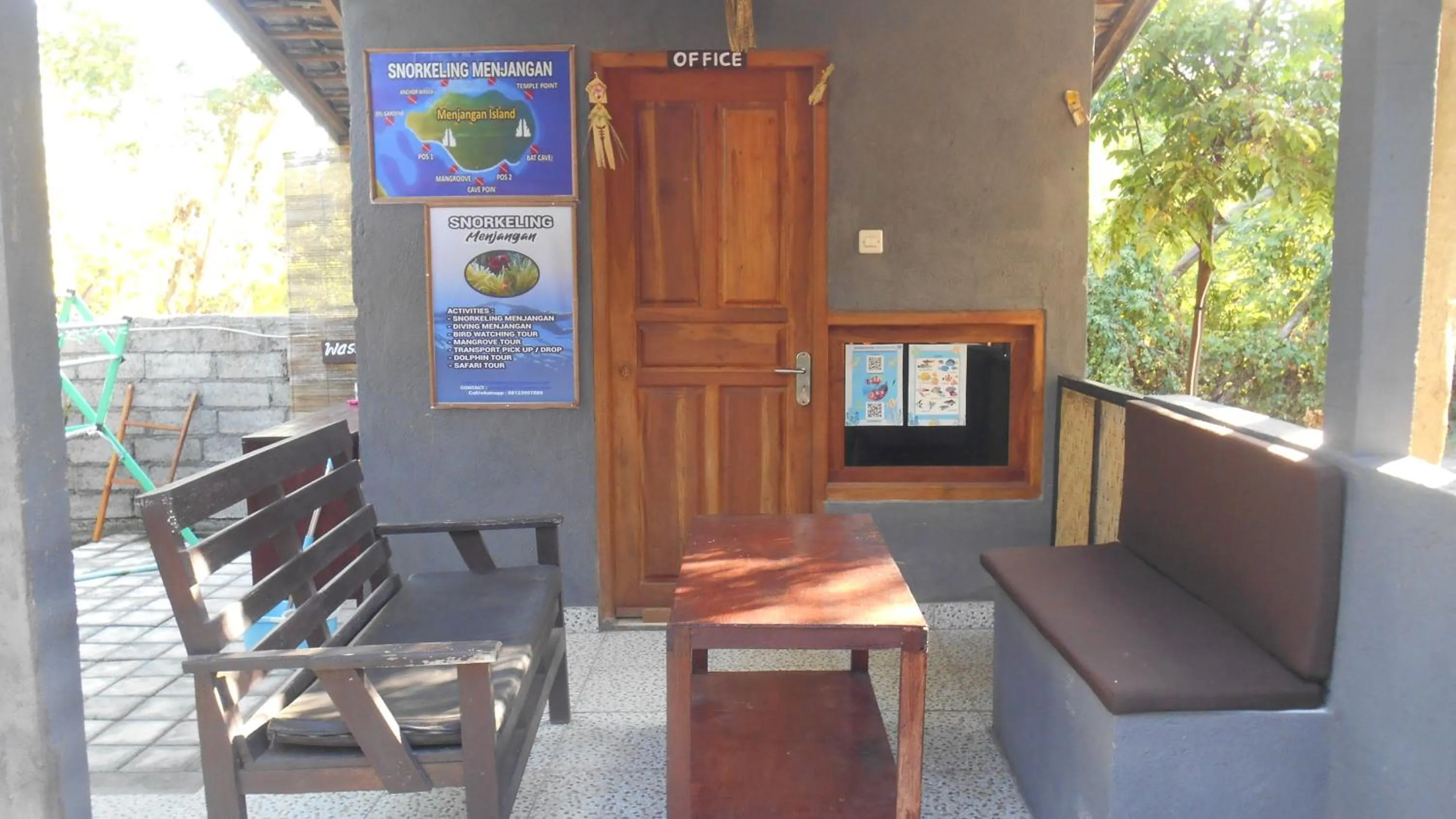Lobby or reception in Taman Menjangan by SnorkelingMenjangan