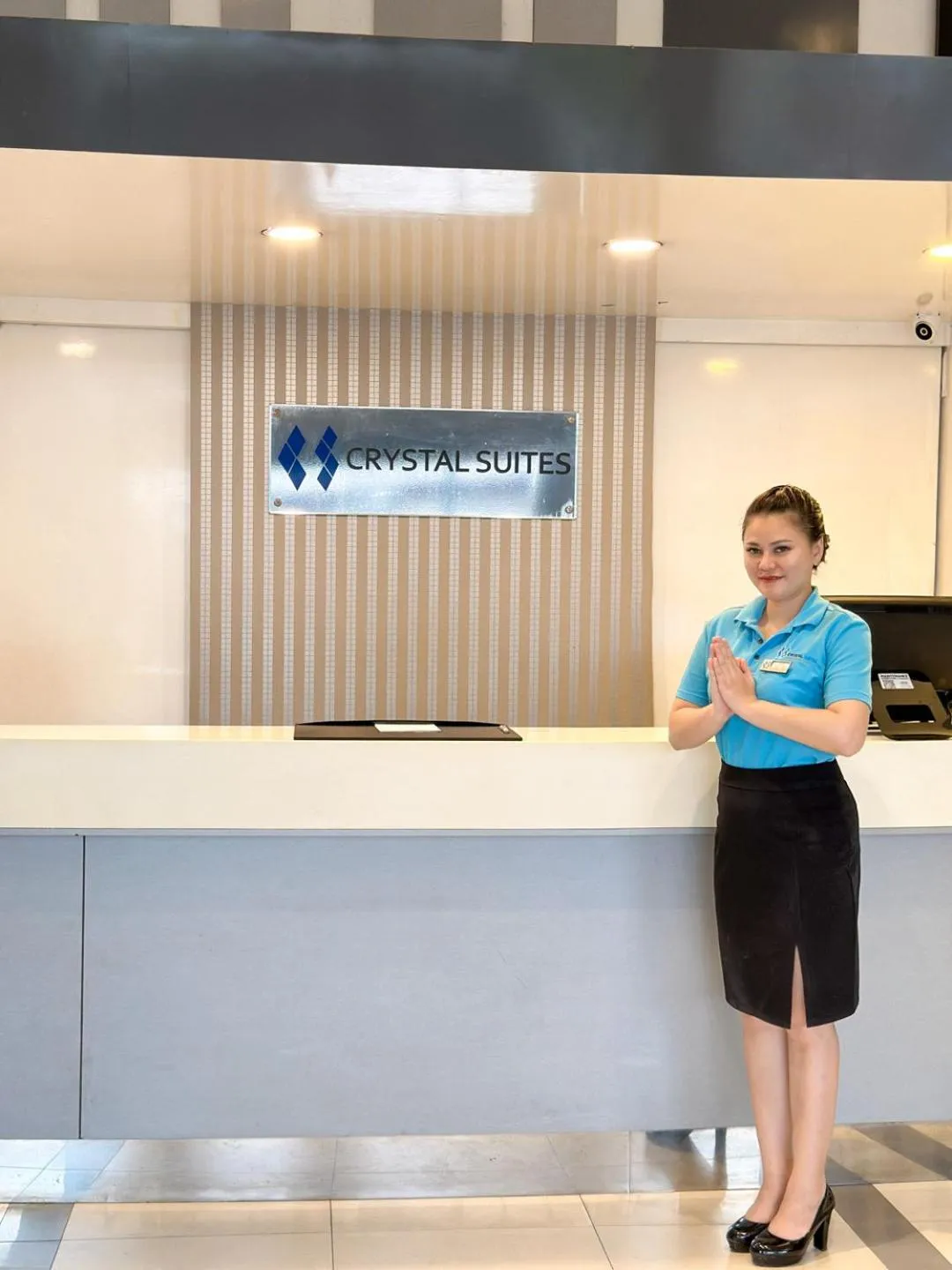 Lobby or reception in Crystal Suites Suvarnbhumi Airport