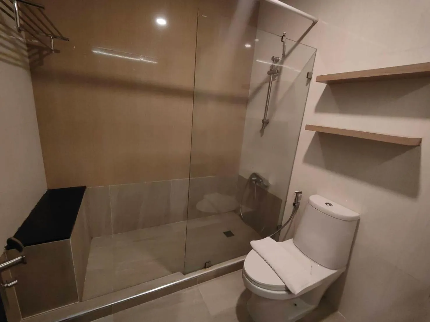 Bathroom in Crystal Suites Suvarnbhumi Airport