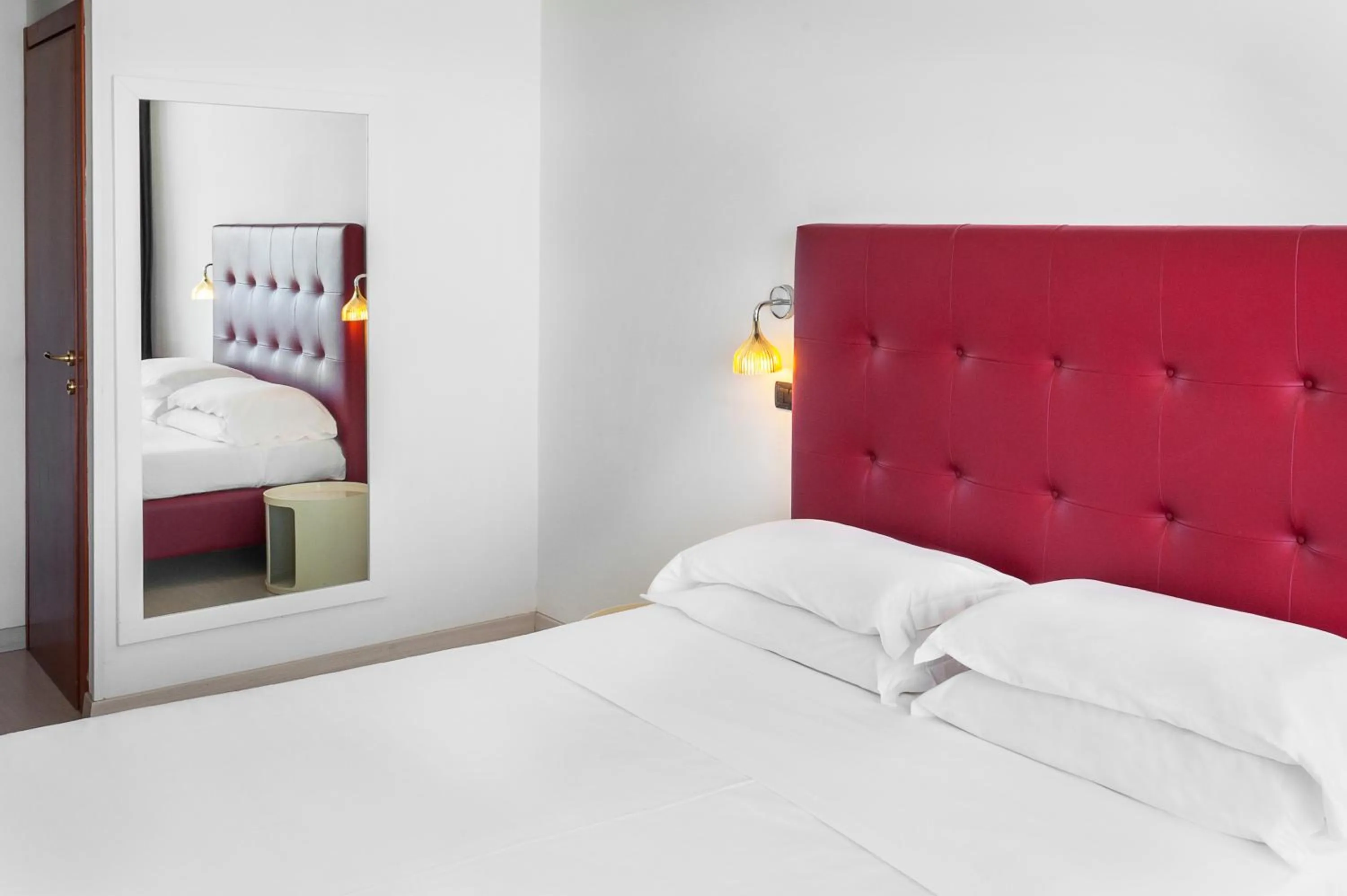 Bed in Hotel Villa Corallo