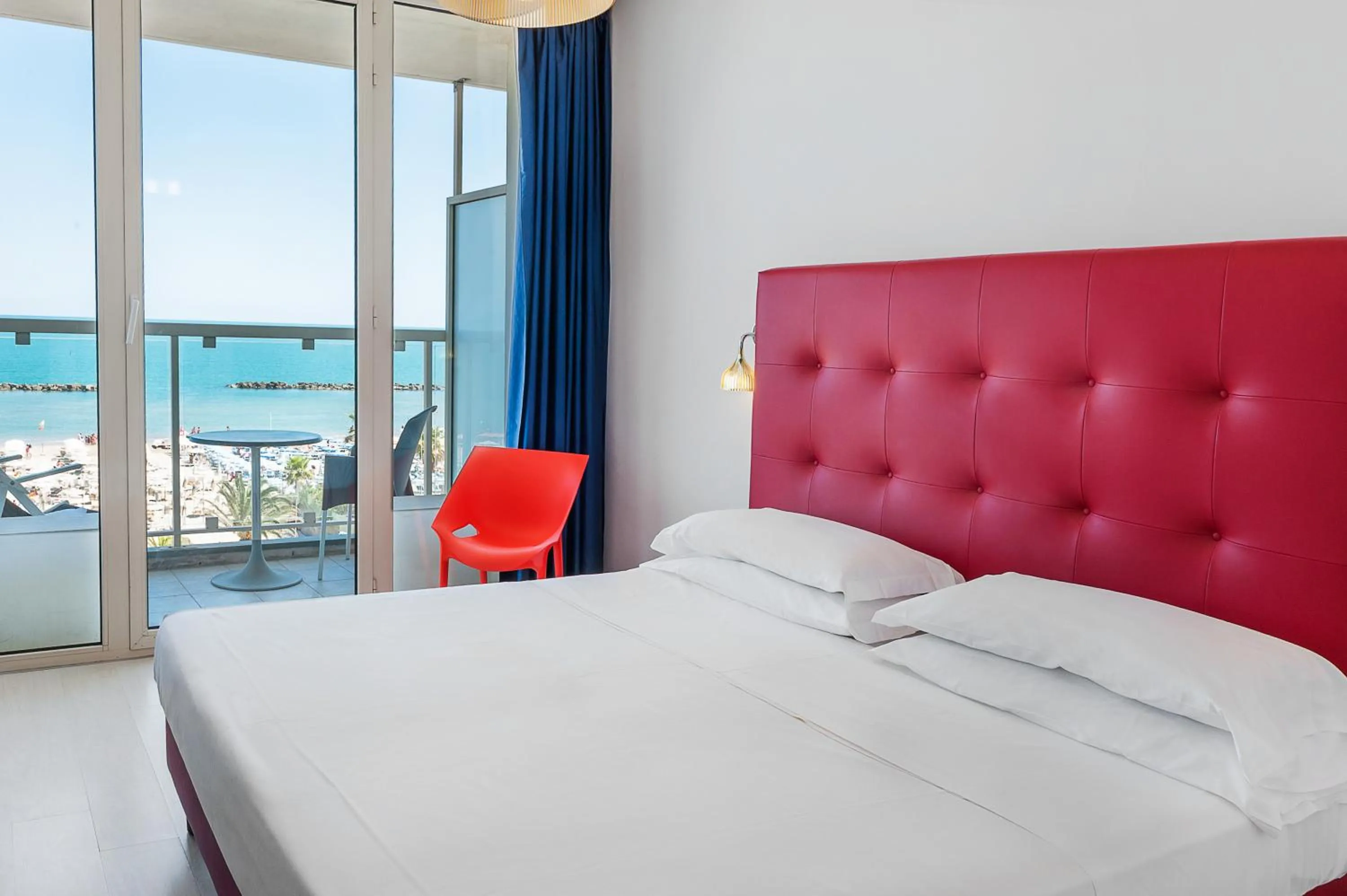 Bed in Hotel Villa Corallo