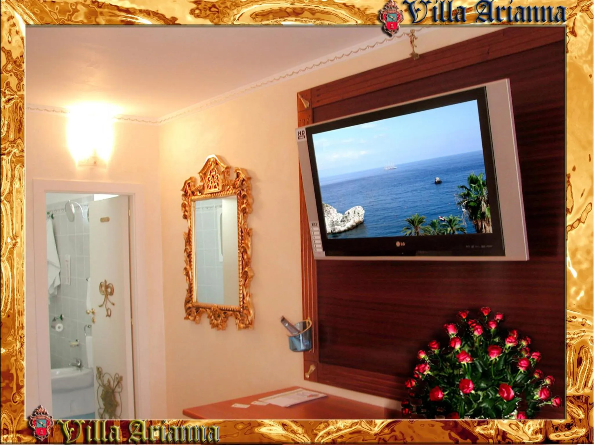 TV and multimedia in Villa Arianna B&B