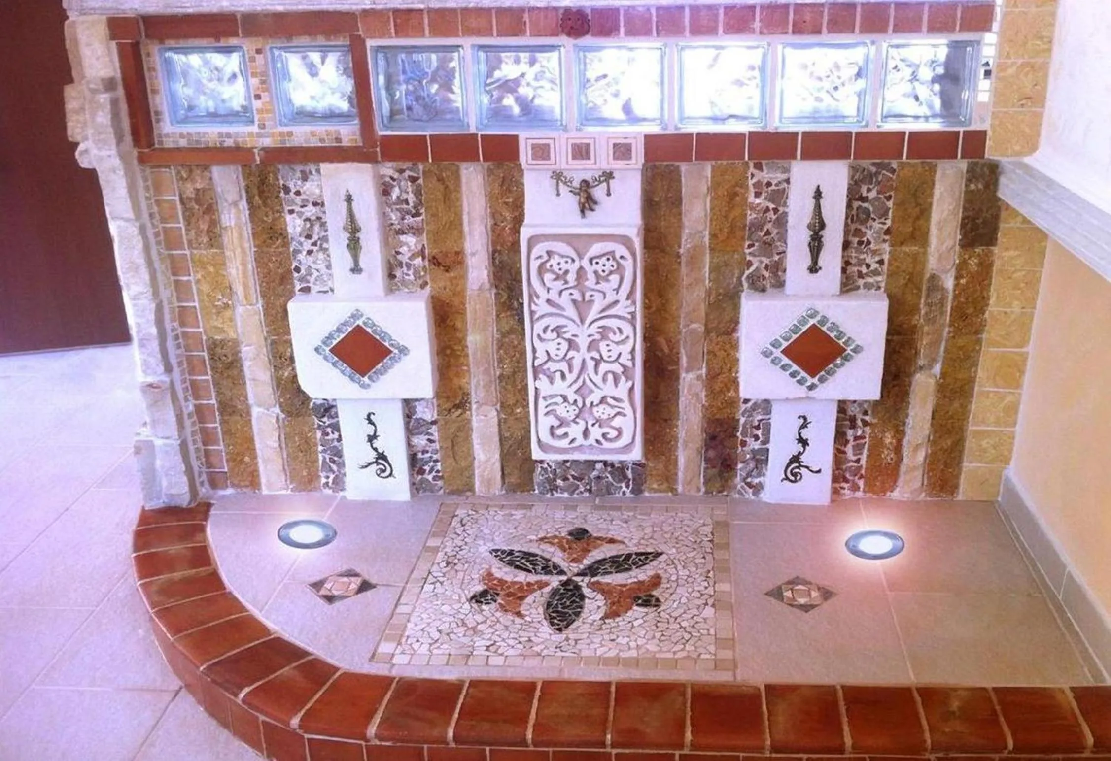 Lobby or reception in Villa Arianna B&B