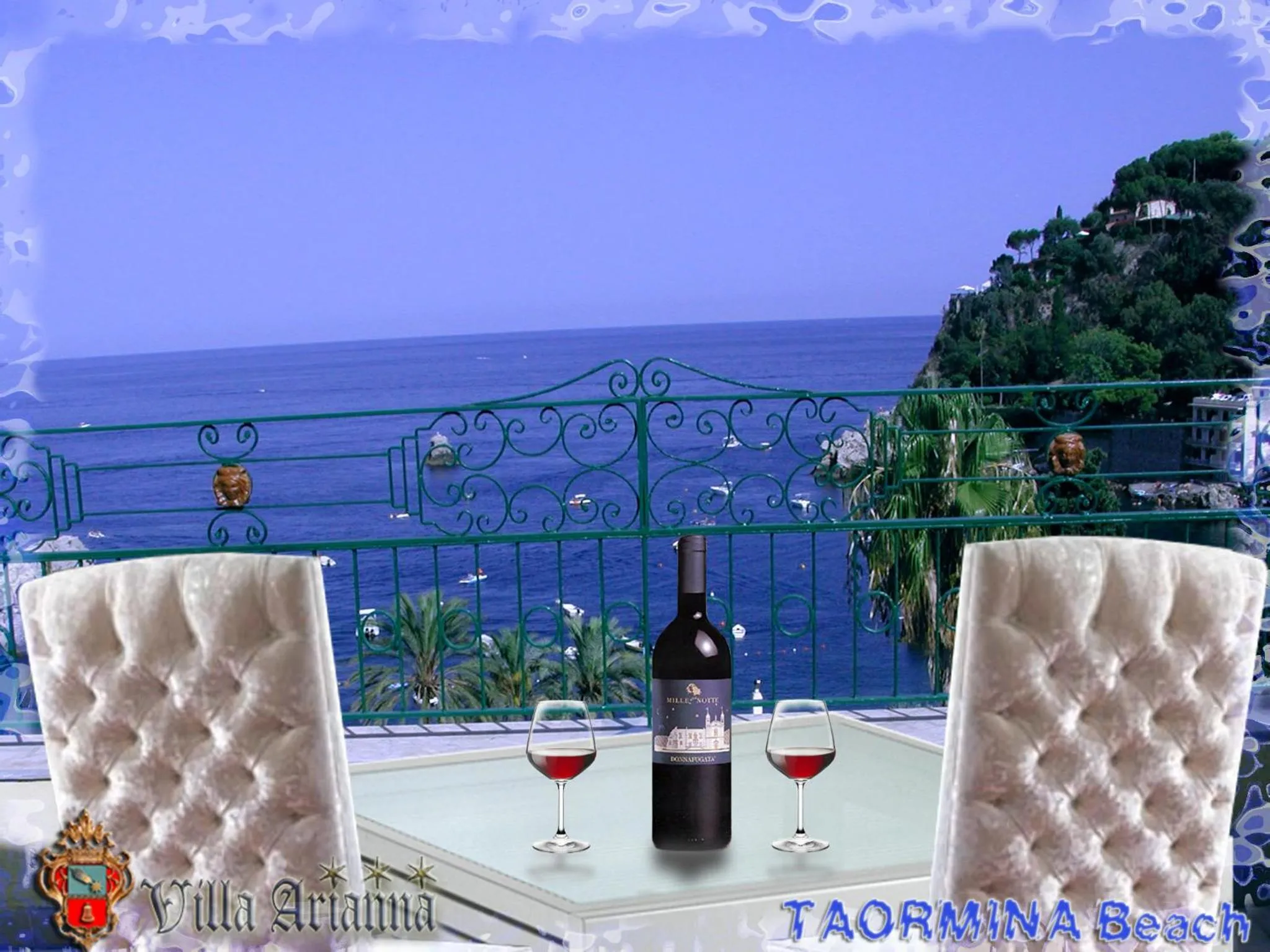 Dining area in Villa Arianna B&B