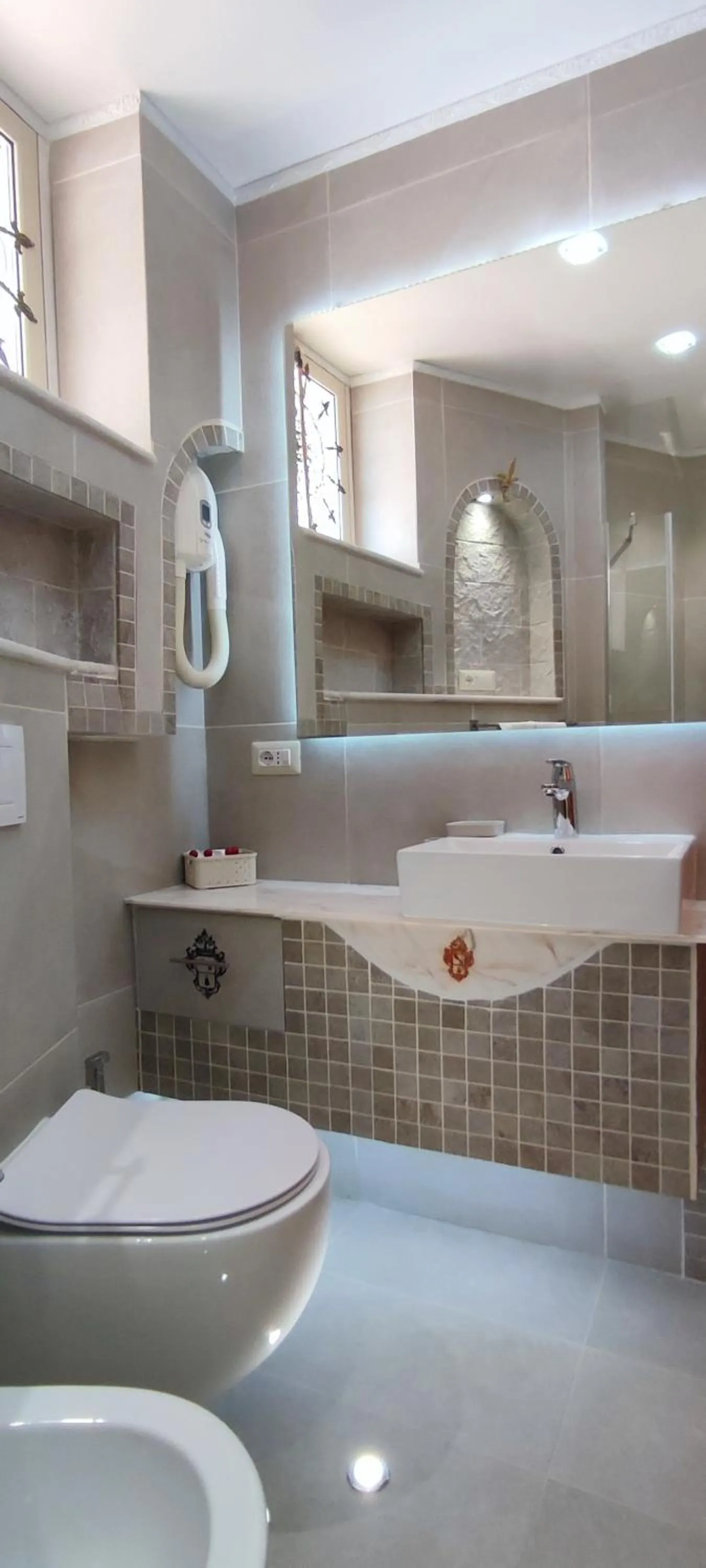 Shower in Villa Arianna B&B