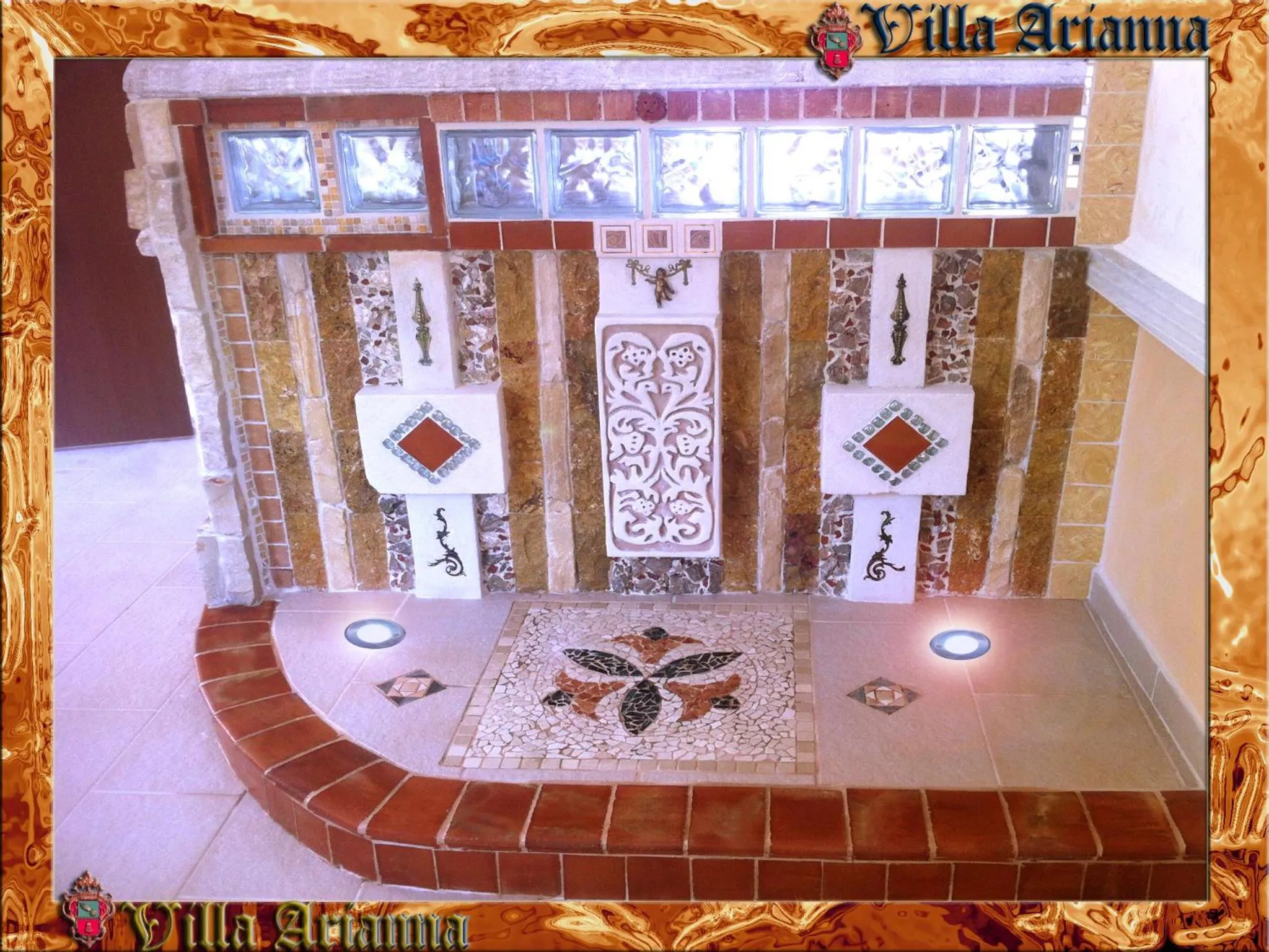 Garden in Villa Arianna B&B