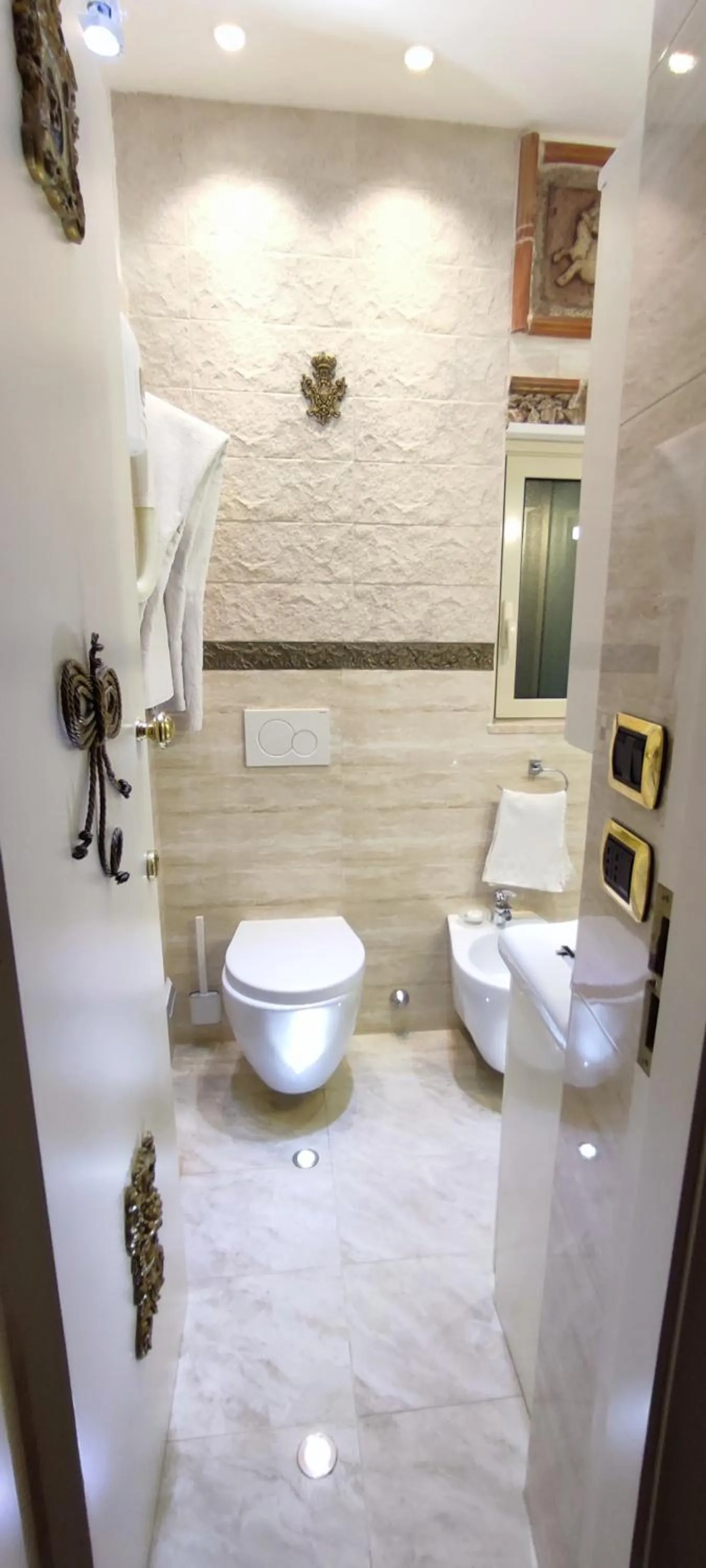 Shower in Villa Arianna B&B