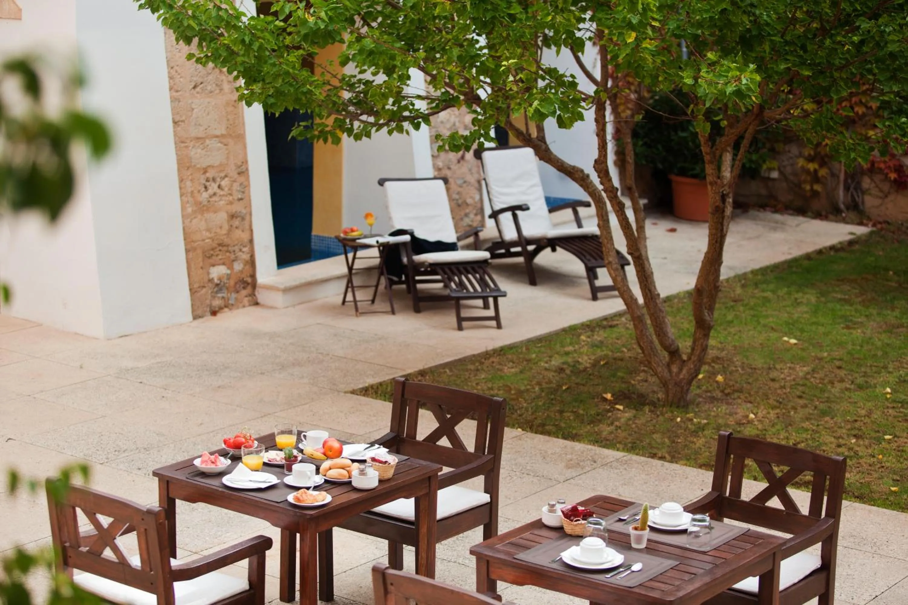 Garden in Hotel Can Moragues