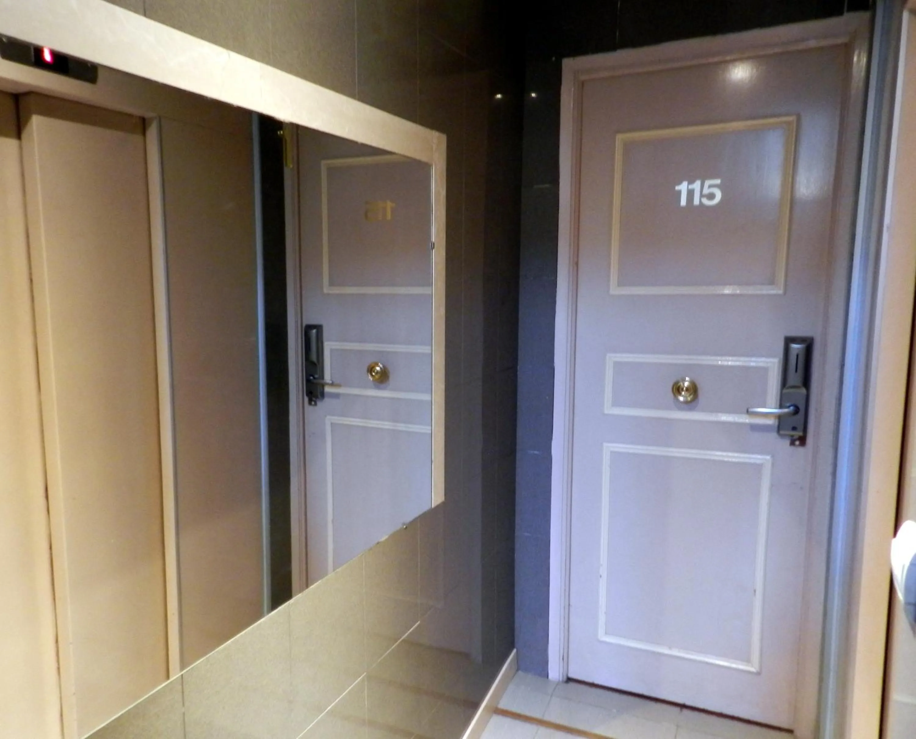 Decorative detail in Antares hostel