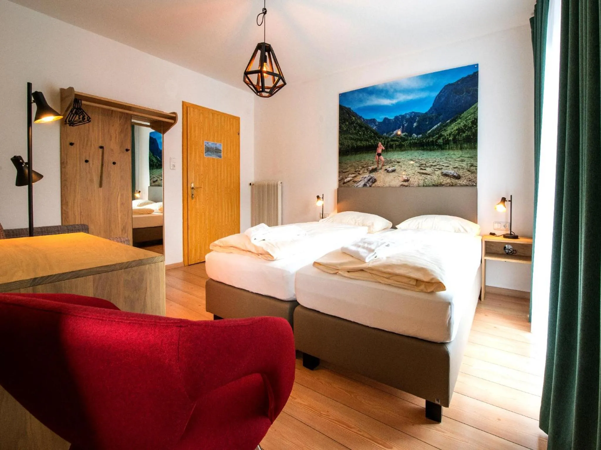 Double Room with Balcony or Terrace - single occupancy in Schlafmeile Traunsee