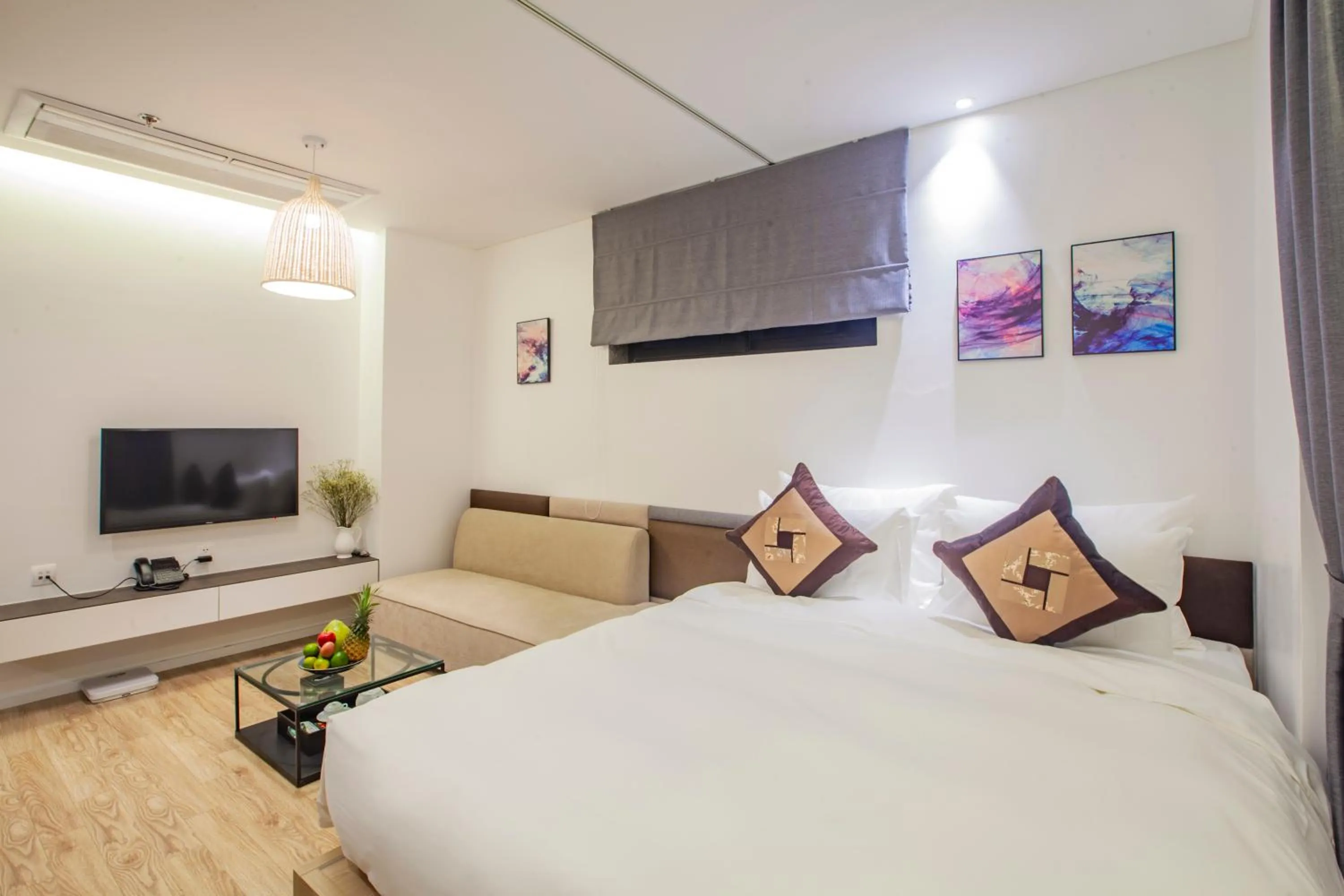 Bed in Parosand Hanoi Hotel