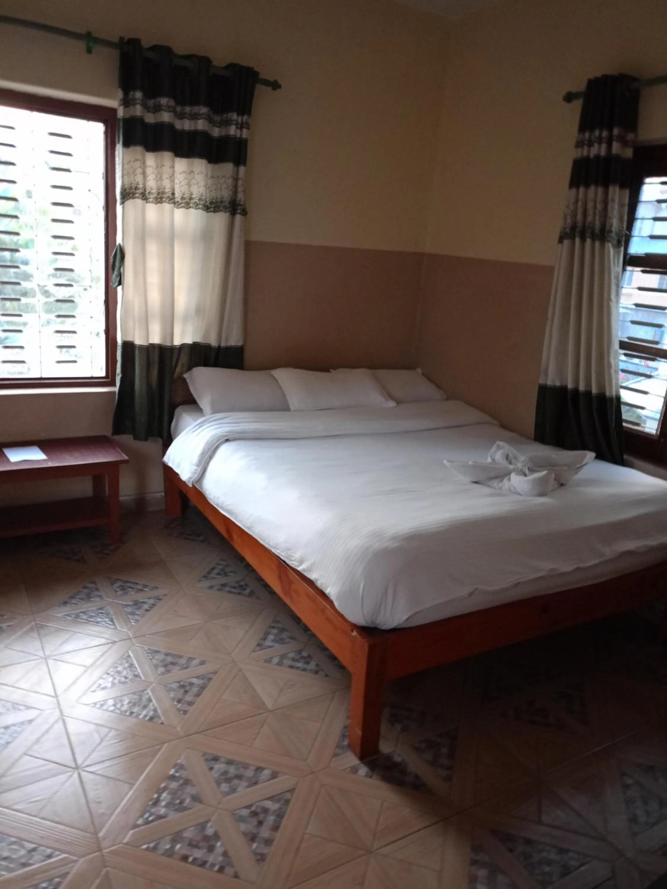 Bed in Pokhara Metro Eco Hotel