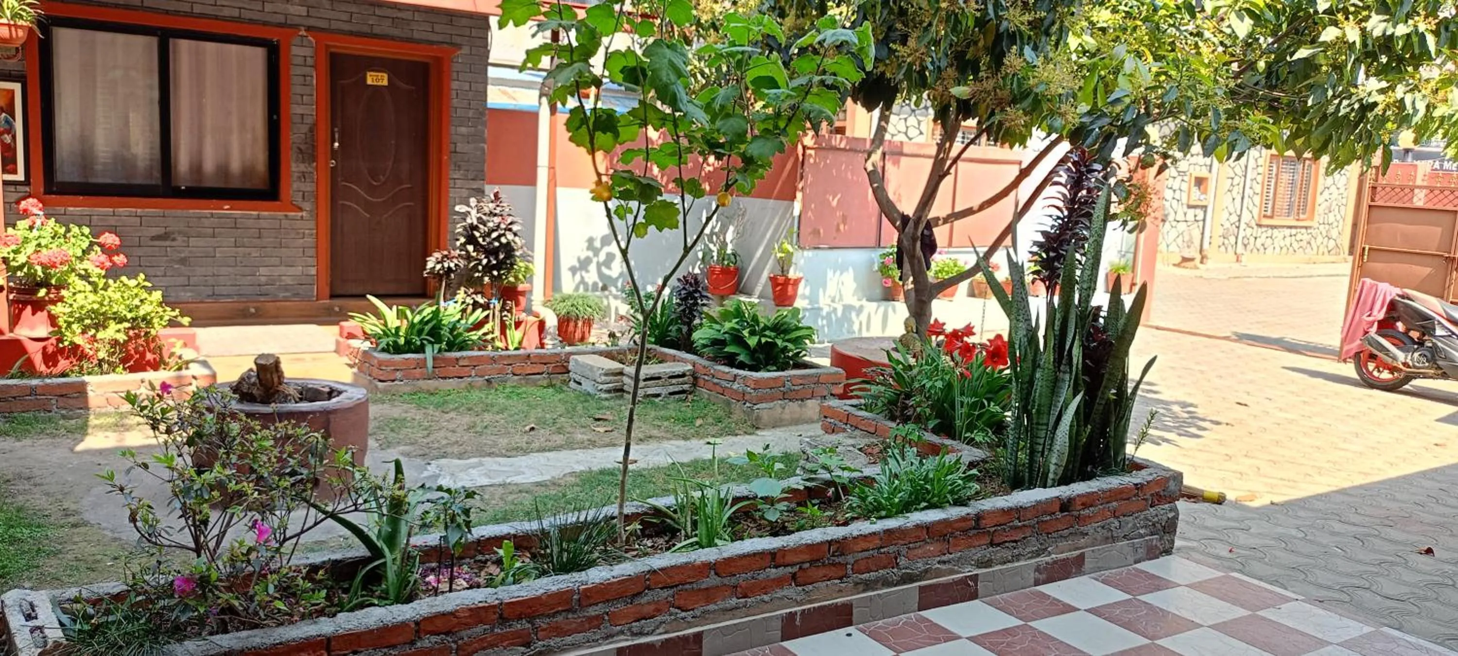 Garden in Pokhara Metro Eco Hotel