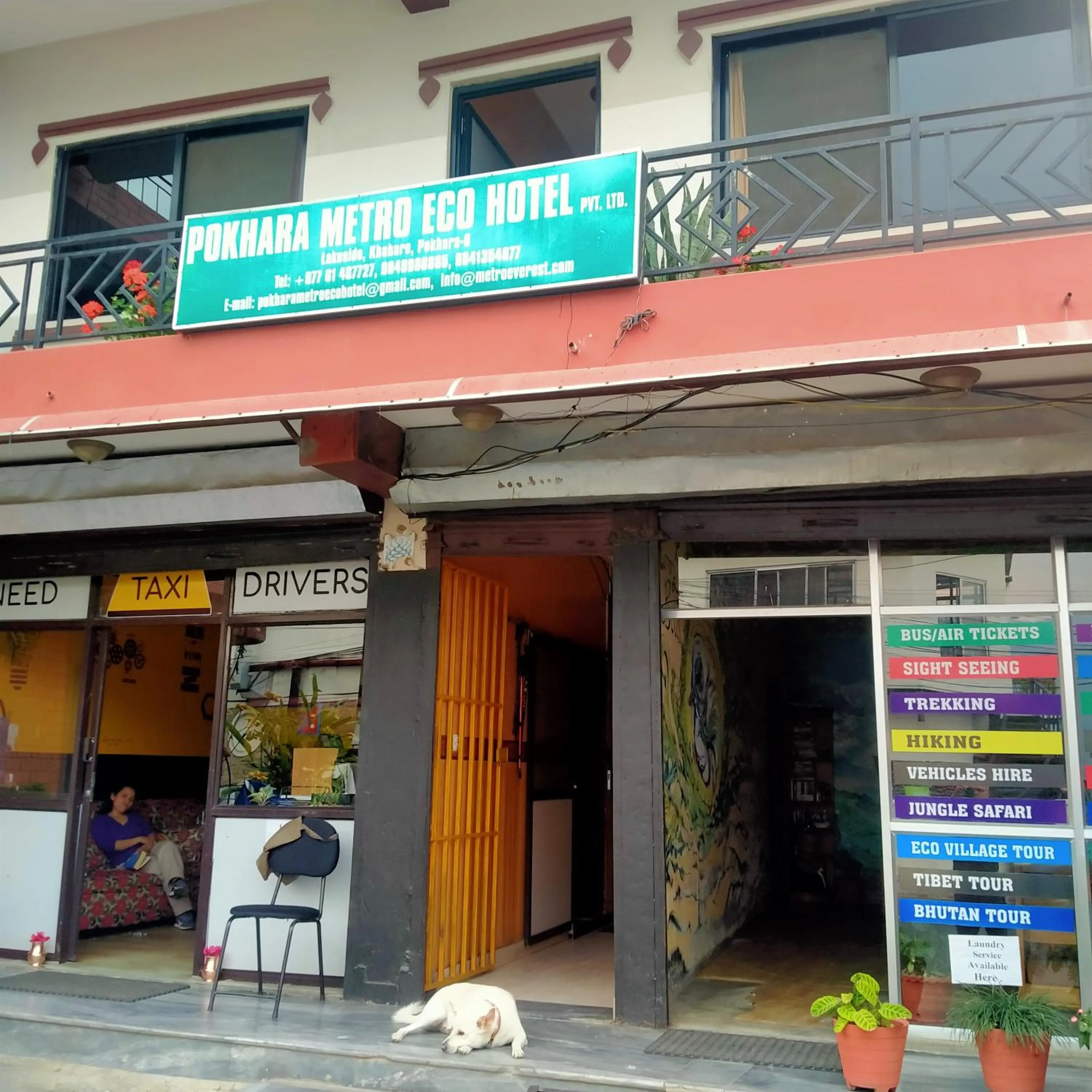 Property building in Pokhara Metro Eco Hotel