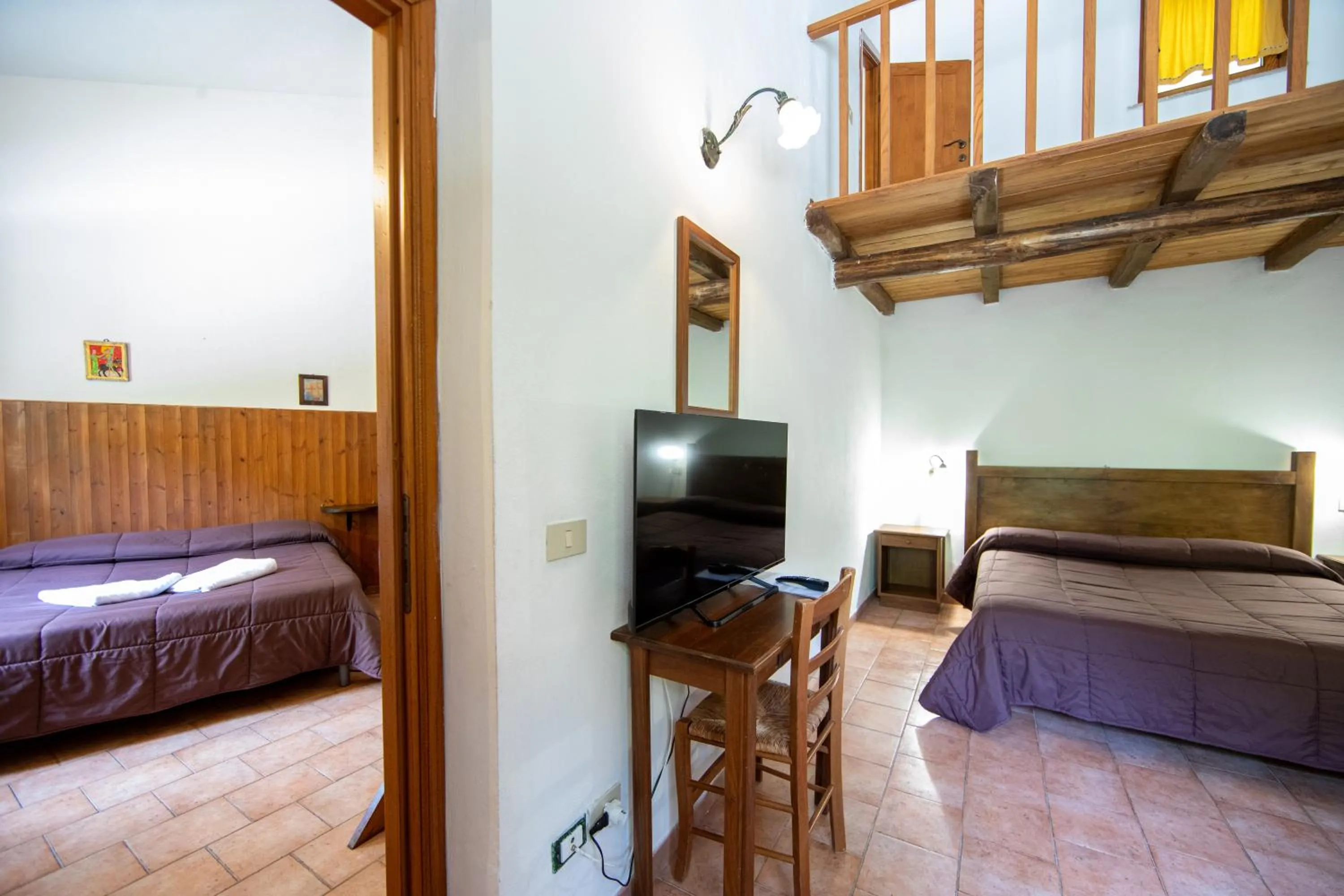 Bed in Agriturismo La Ferrera