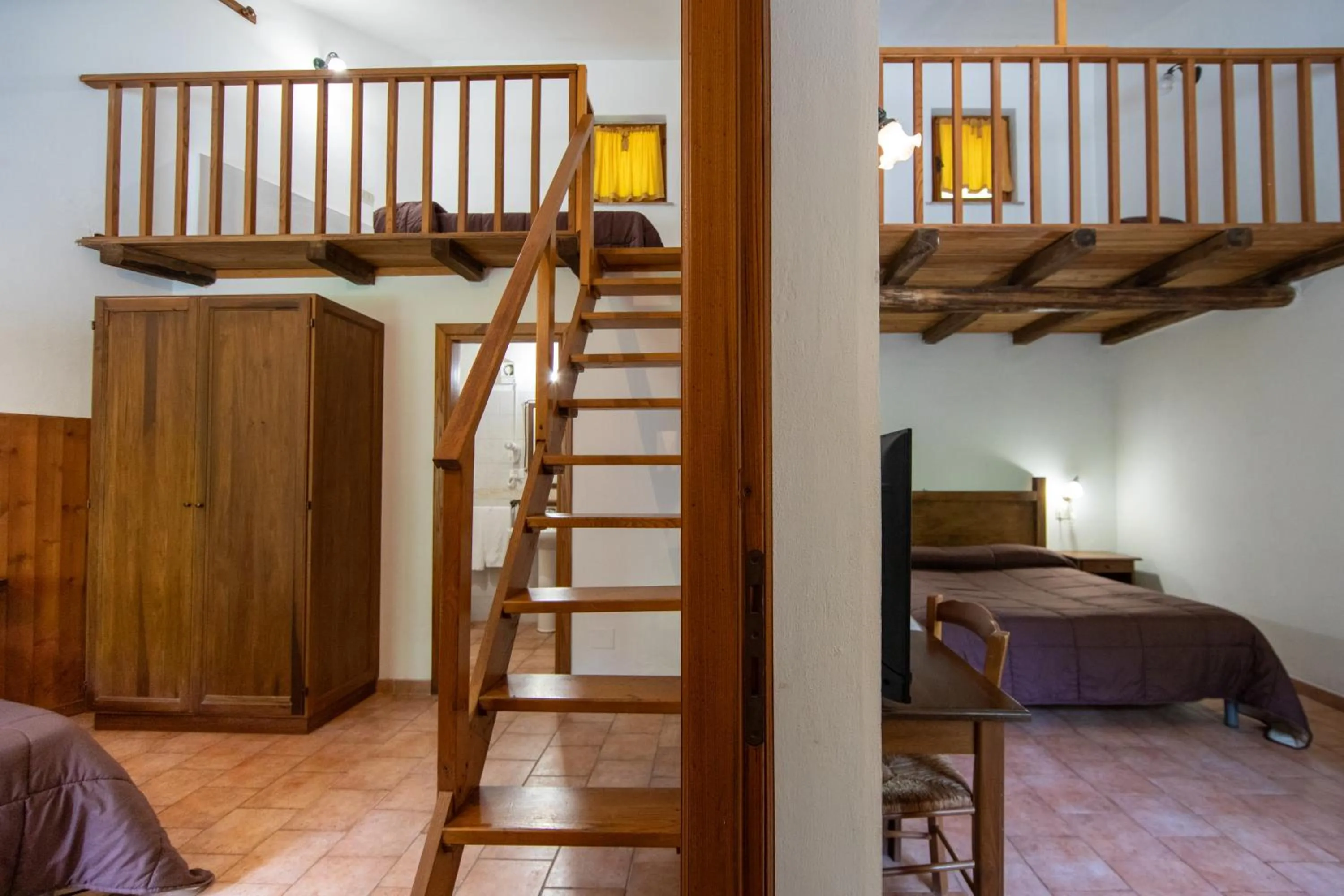 Bed in Agriturismo La Ferrera