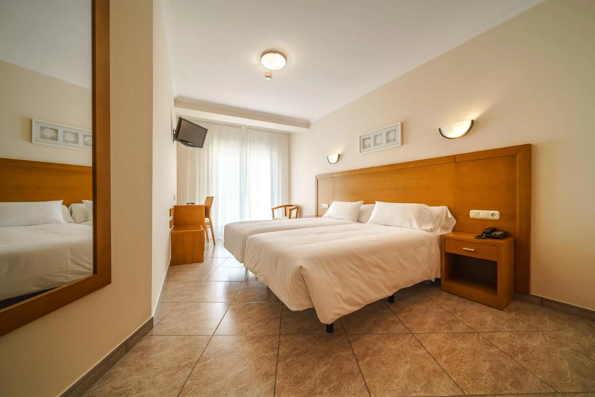 Photo of the whole room, Bed in Hotel El Puente