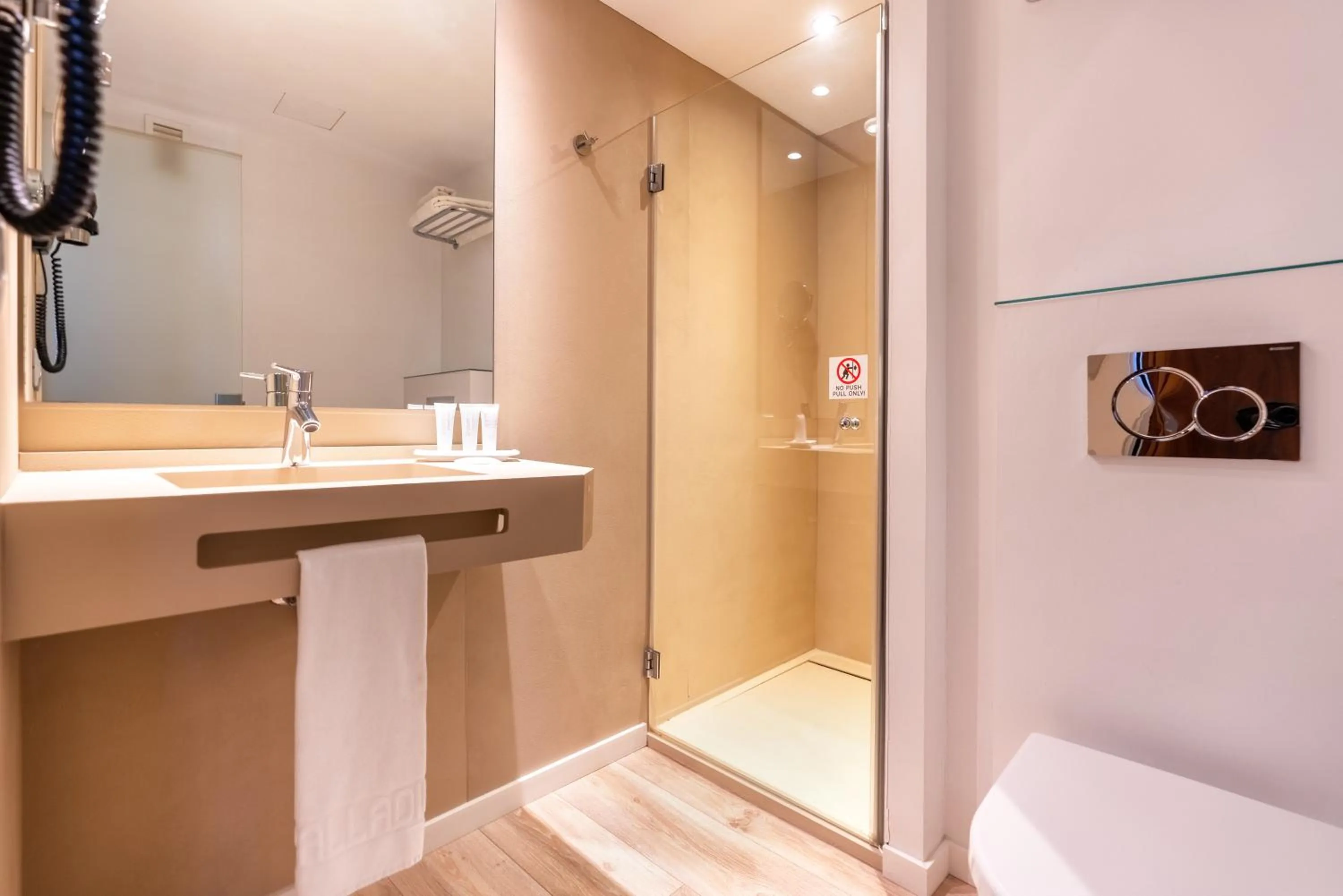 Shower in Hotel Palladium