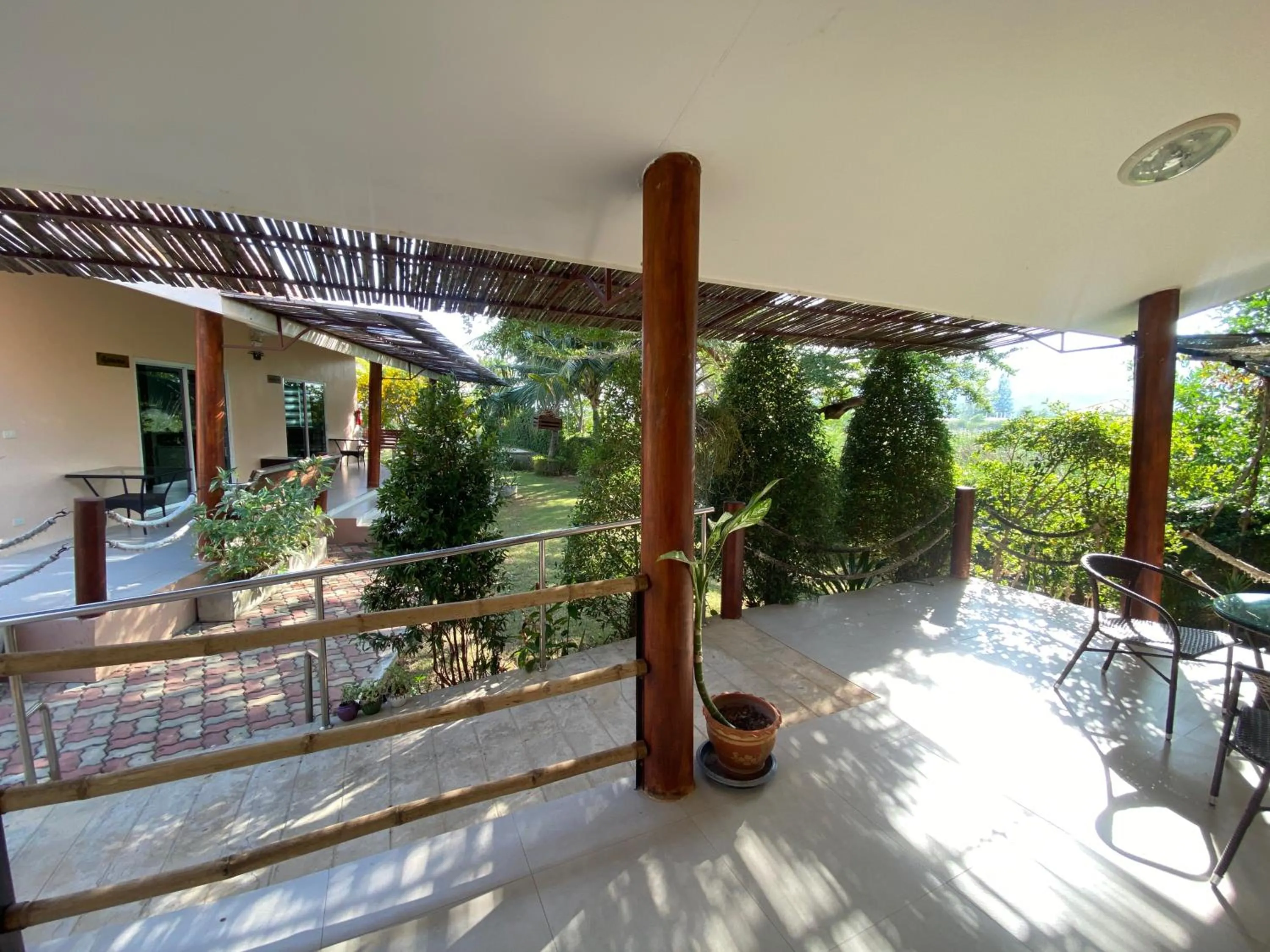Balcony/Terrace in Chang Noi Hua Hin Pranburi fully accessible barrierefrei resort
