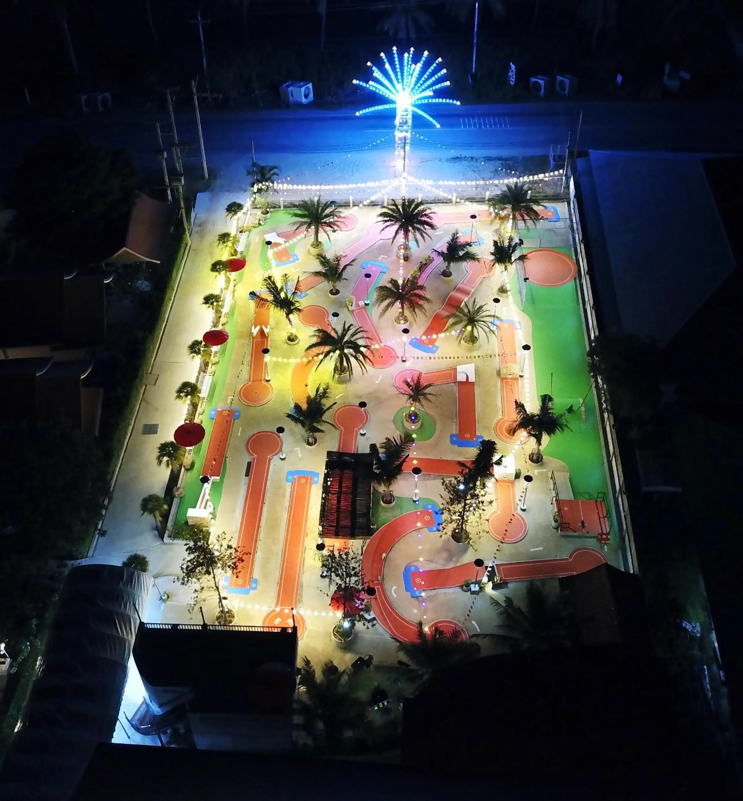 Night in Chang Noi Hua Hin Pranburi fully accessible barrierefrei resort