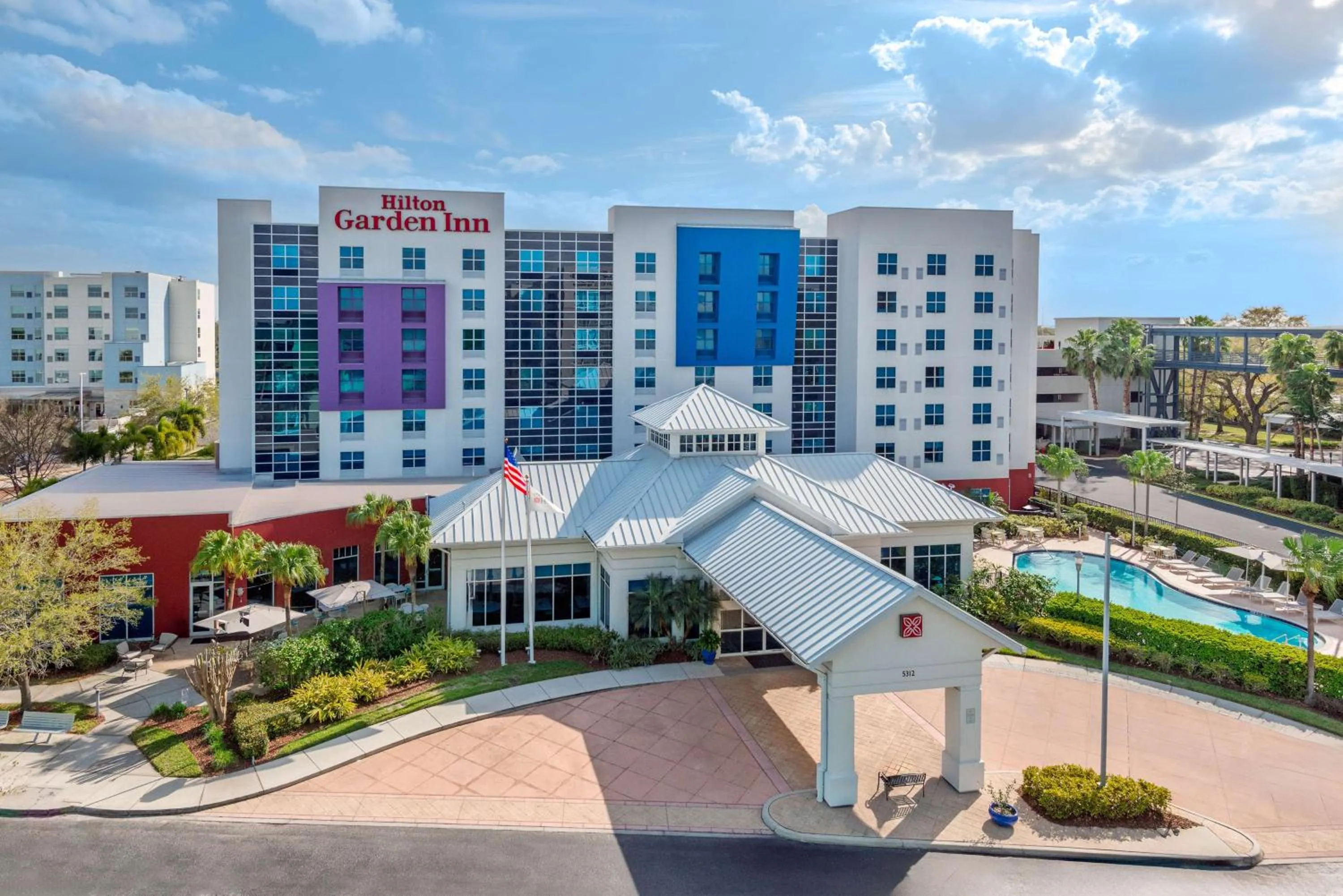 Property building in Hilton Garden Inn Tampa Airport/Westshore