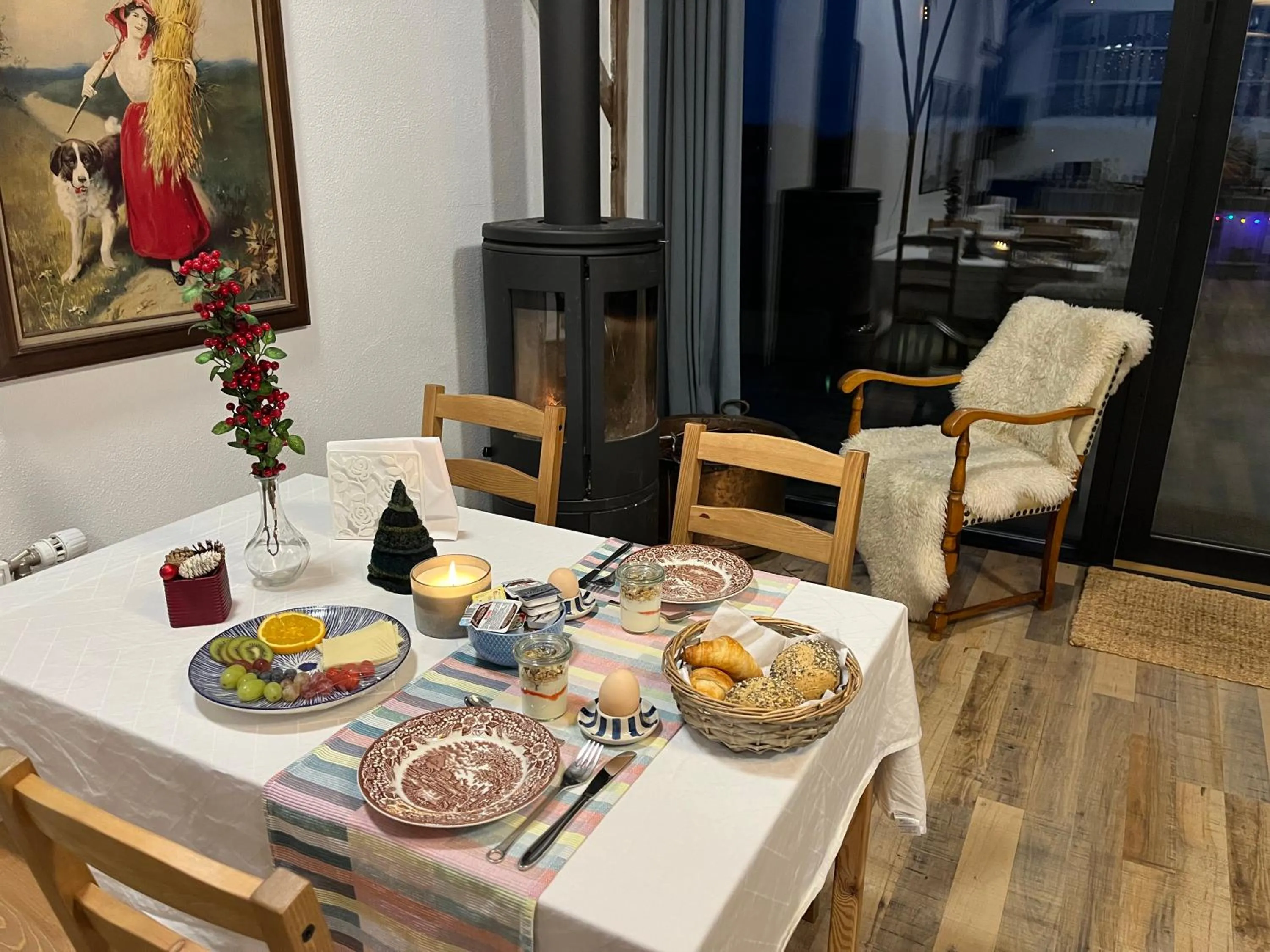 Living room in Høloftet bb