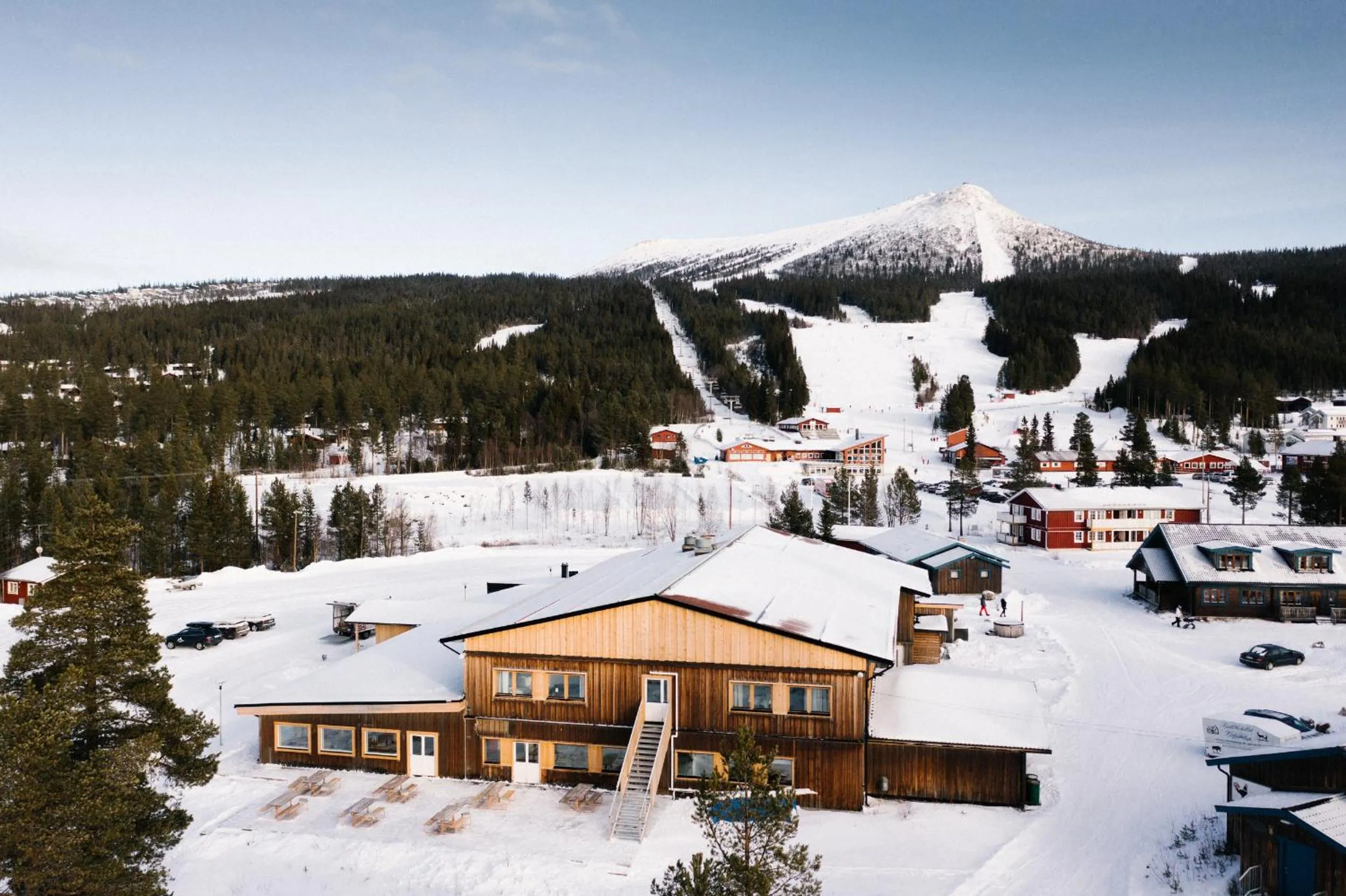Property building in Lofsdalens Fjällhotell & Hotellbyns Lägenheter