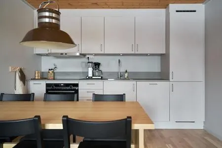 Kitchen or kitchenette in Lofsdalens Fjällhotell & Hotellbyns Lägenheter