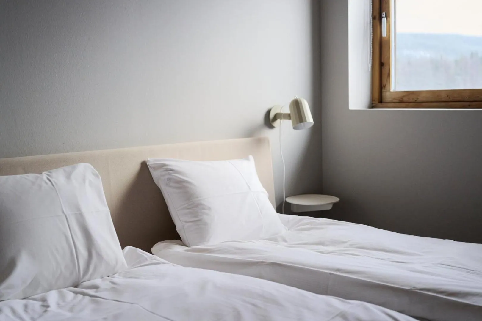 Bed in Lofsdalens Fjällhotell & Hotellbyns Lägenheter