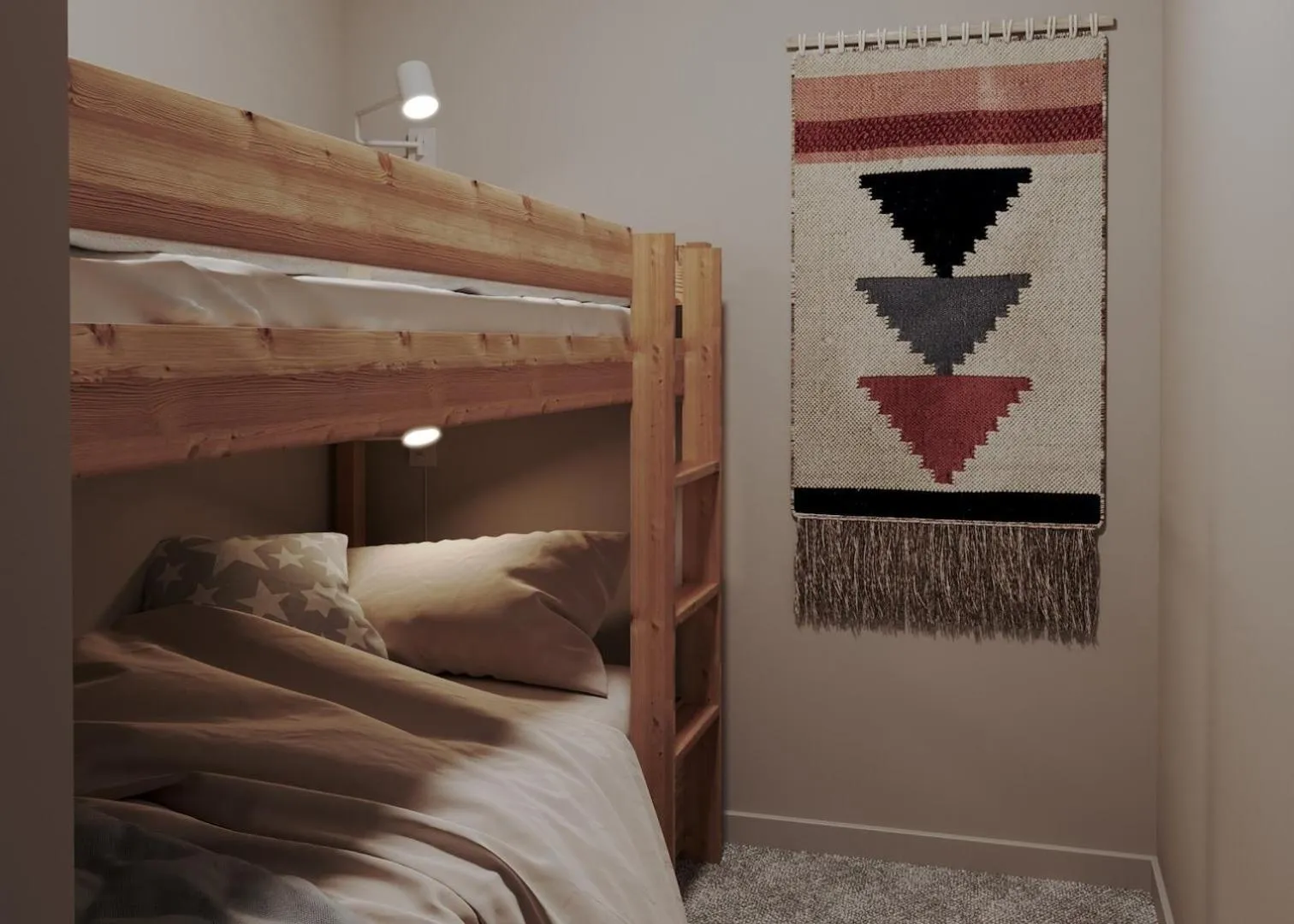 Bed in Lofsdalens Fjällhotell & Hotellbyns Lägenheter