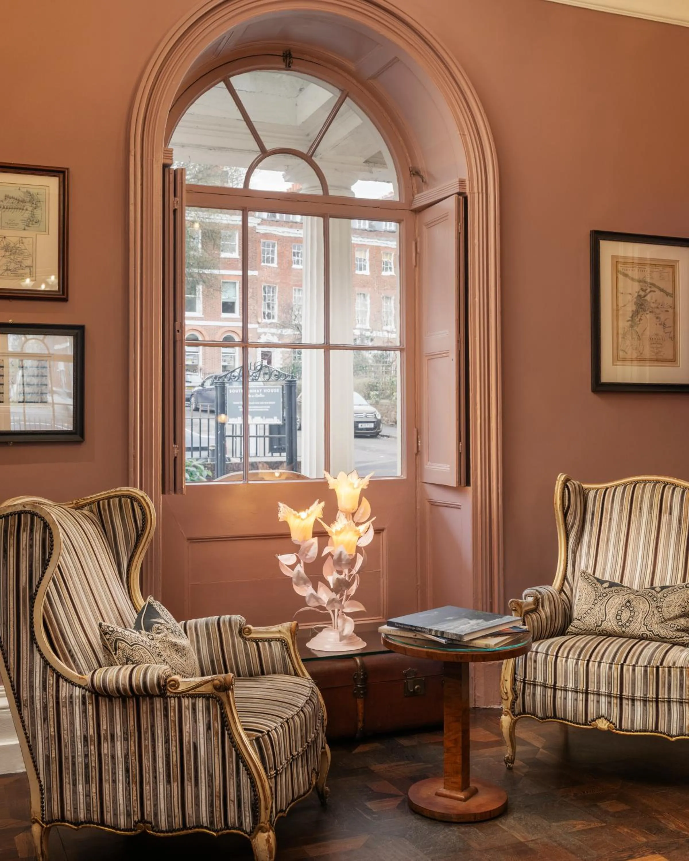 Lobby or reception in Southernhay House Hotel