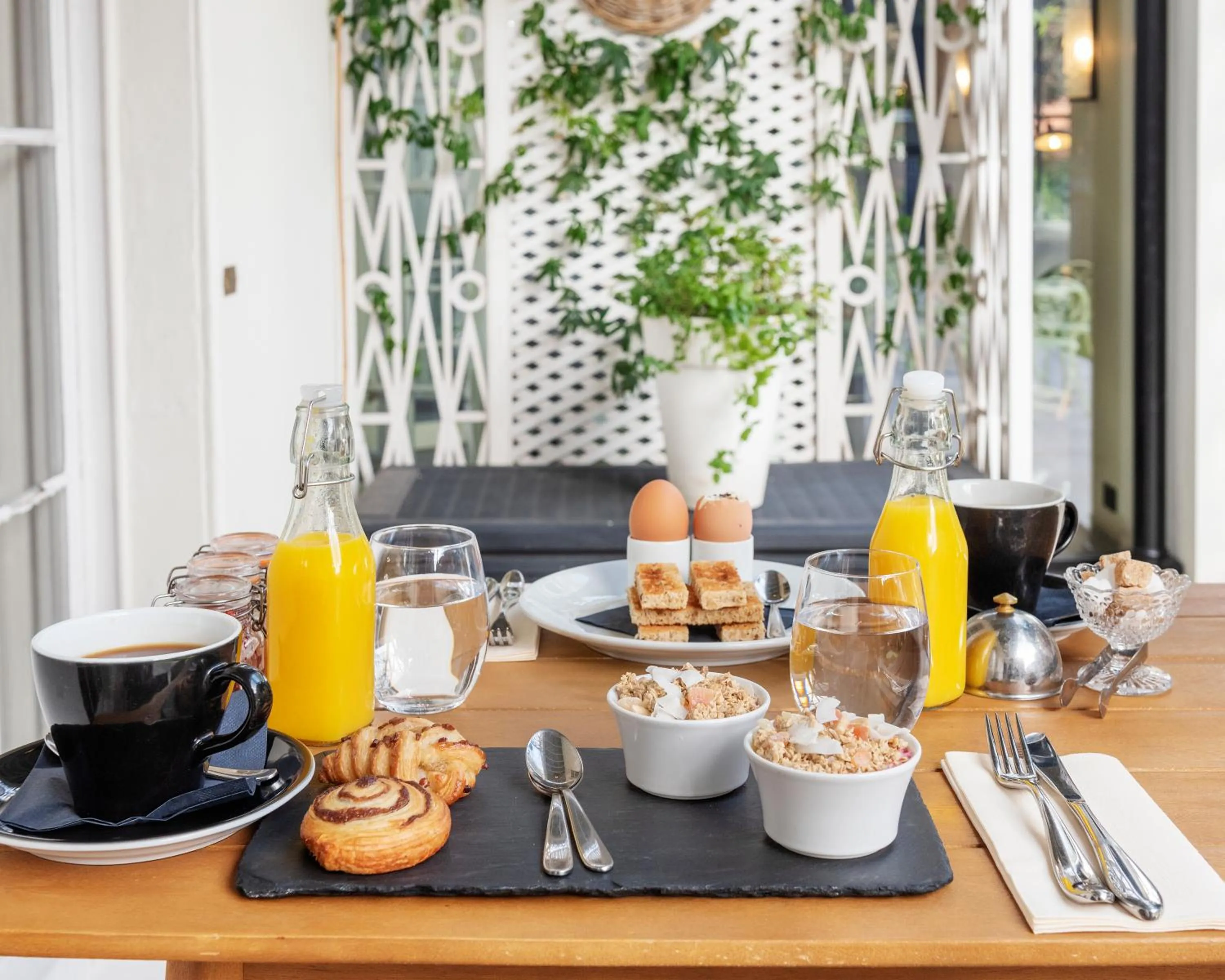 Breakfast in Southernhay House Hotel