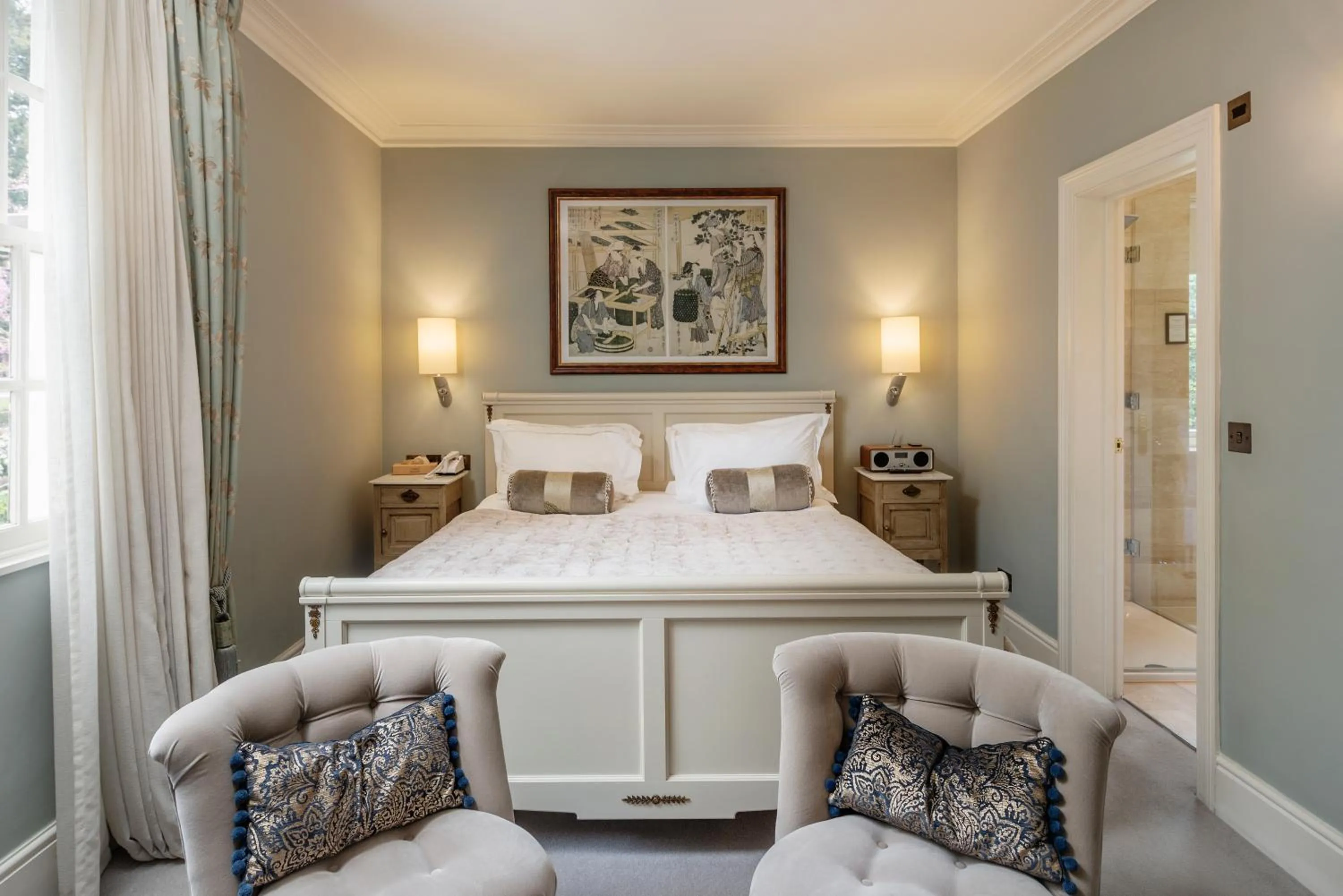 Bedroom, Bed in Southernhay House Hotel