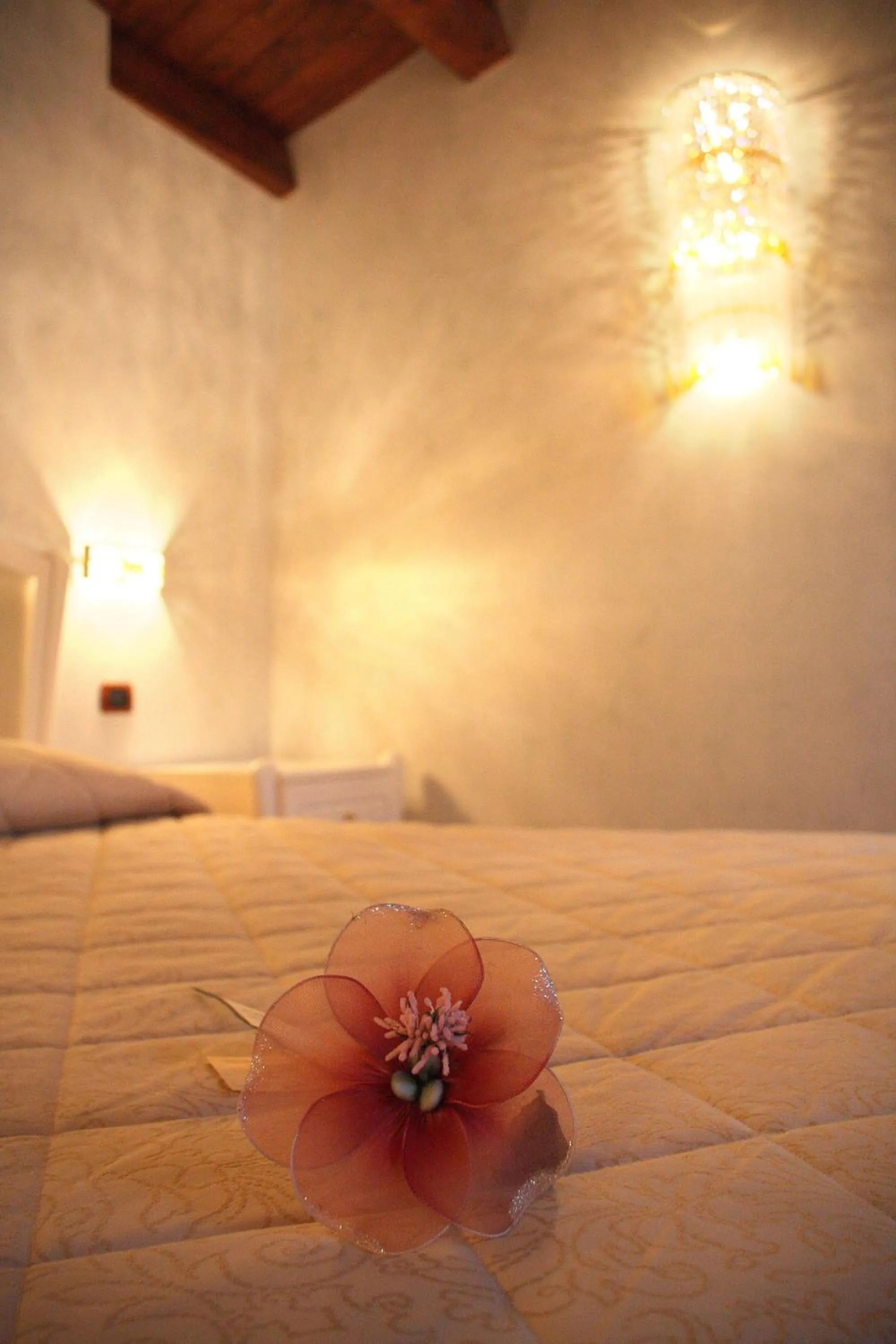 Decorative detail, Bed in Hotel Rojan