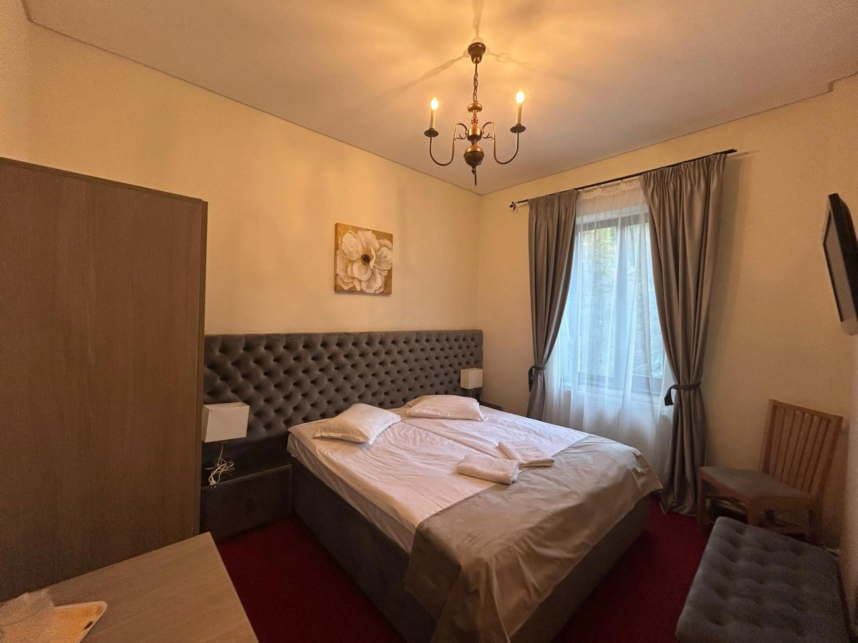 Bed in Hotel Stavilar