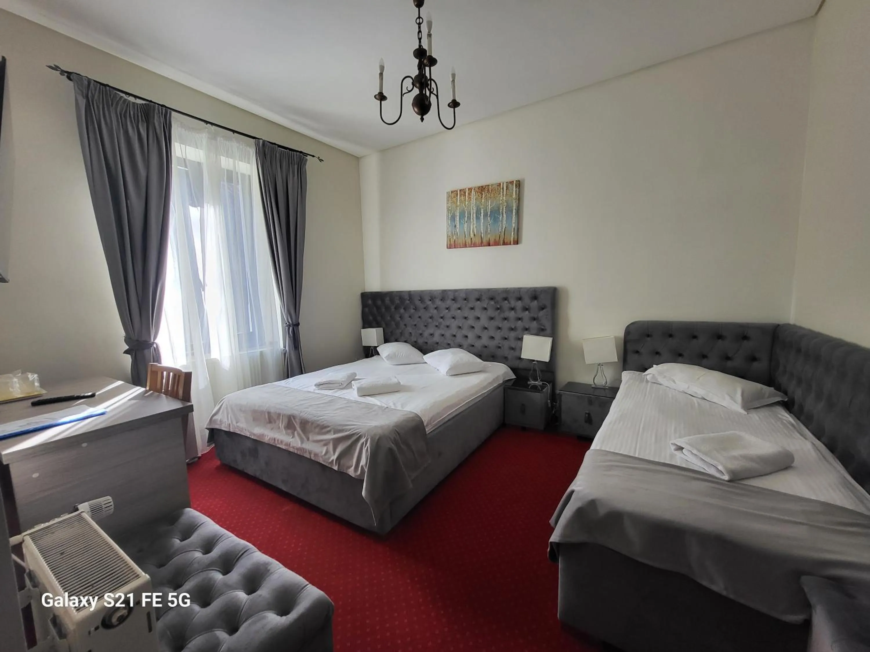 Bed in Hotel Stavilar