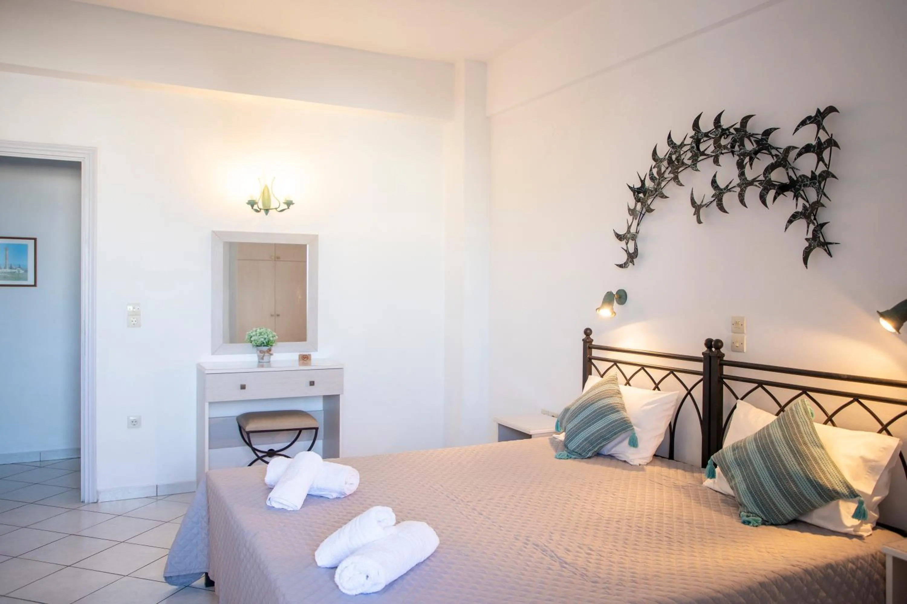 Bed in Sunrise Studios