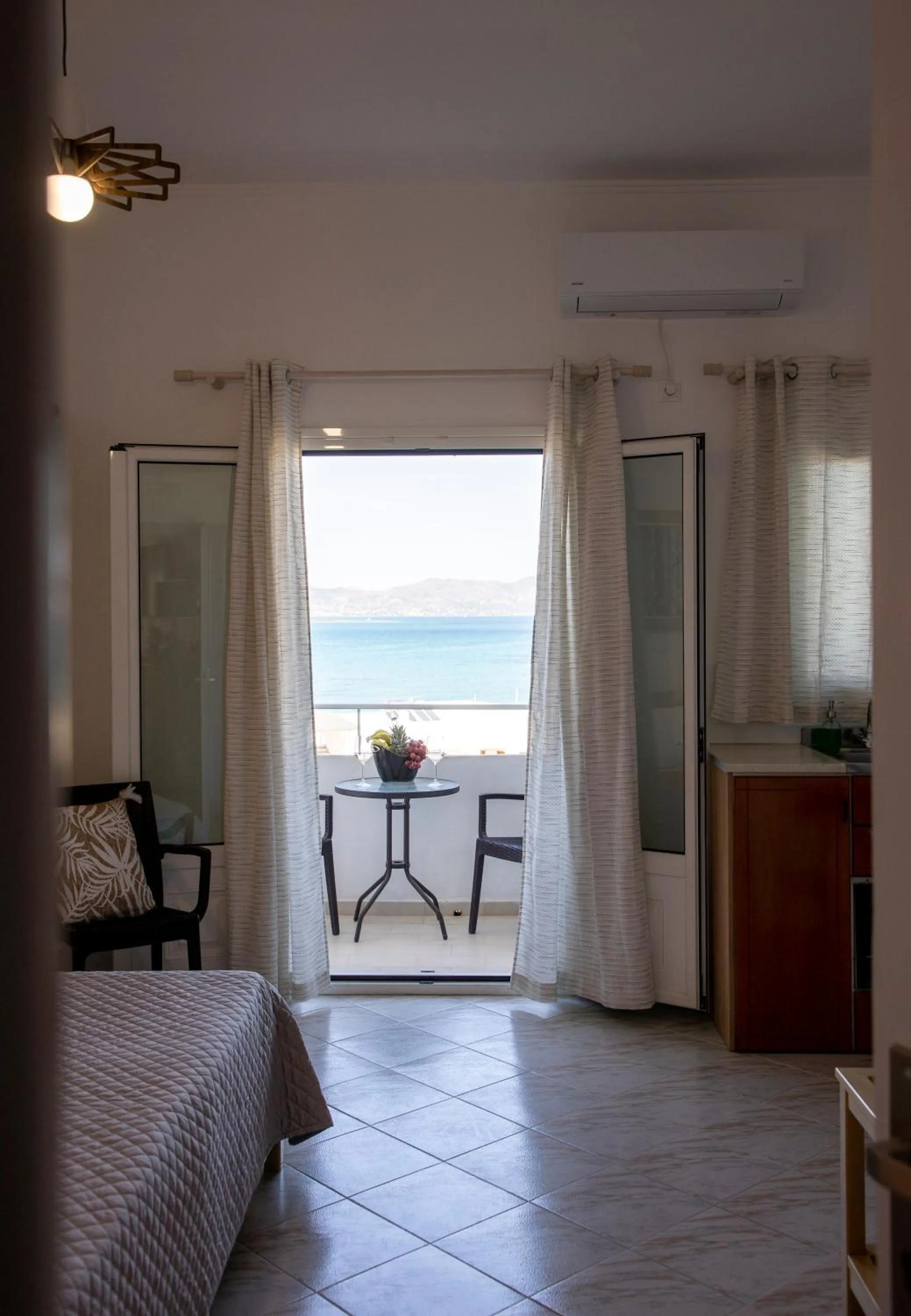 Bed in Sunrise Studios