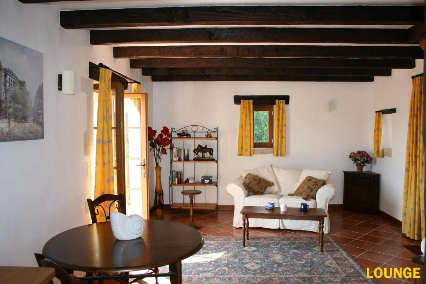 Living room in Hillside Park Dordogne