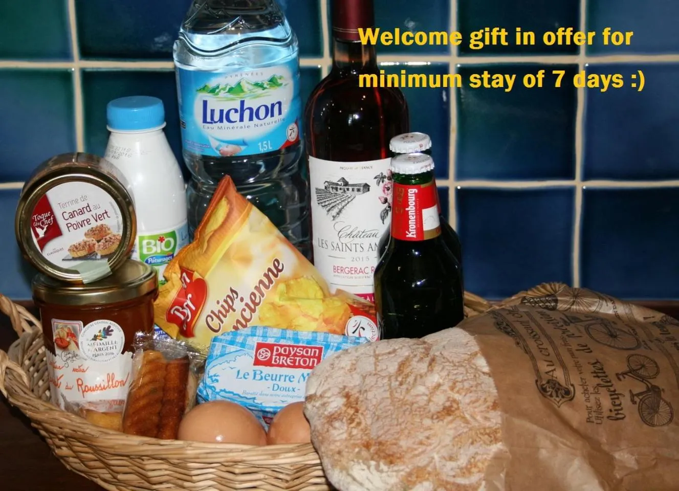 Food in Hillside Park Dordogne